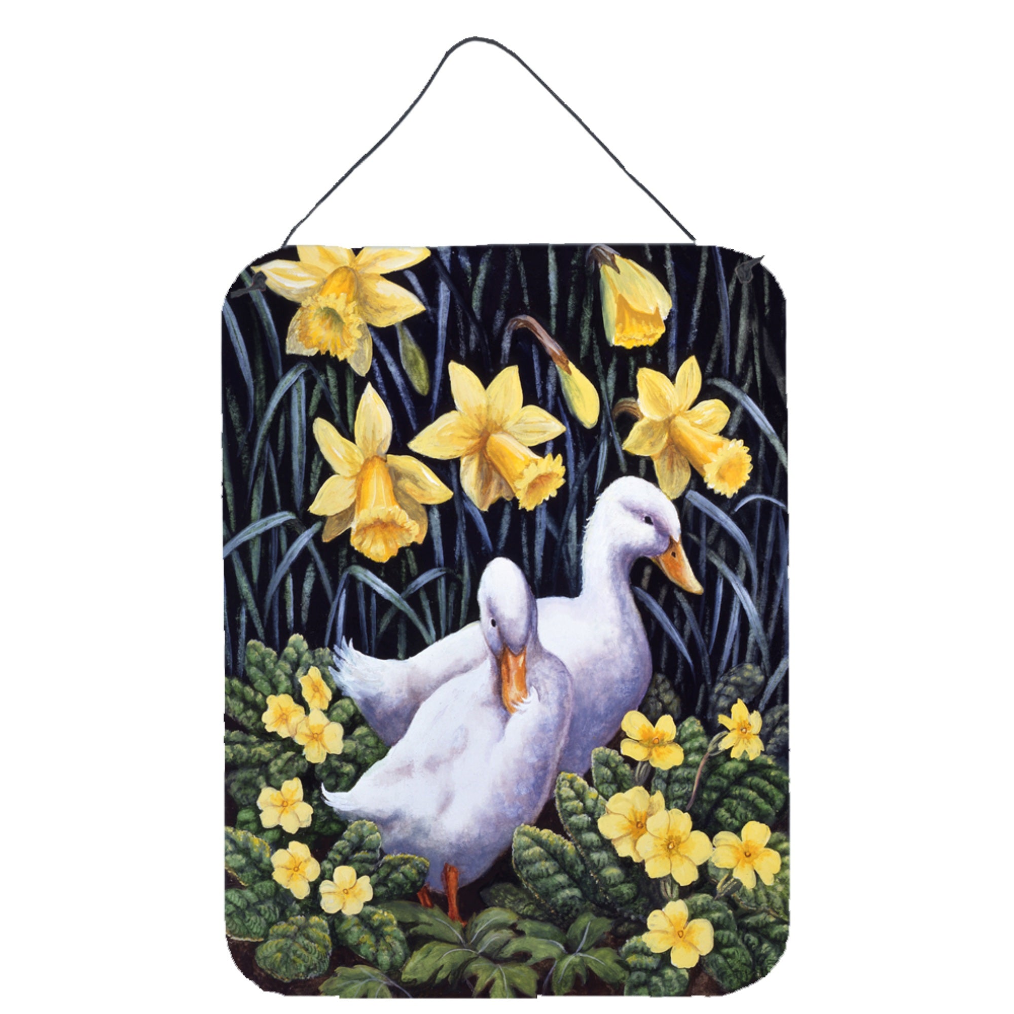 'Caroline'S Treasures Ducks By Daphne Baxter Wall Or Door Hanging Prints Bdba0279Ds1216, 16''''H X 12''''W, Multicolor''