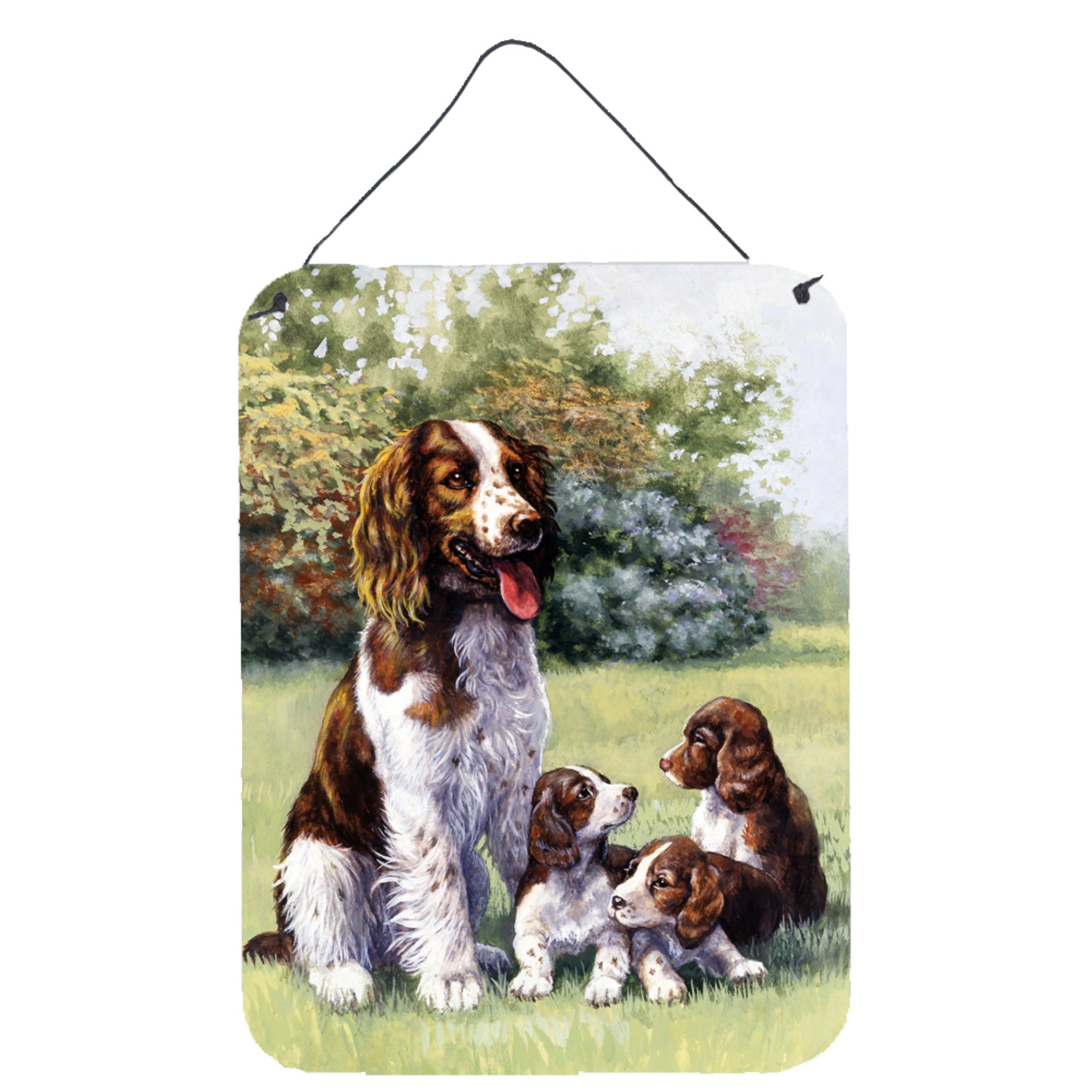 'Caroline'S Treasures Springer Spaniels By Daphne Baxter Wall Or Door Hanging Prints Bdba0288Ds1216, 16Hx12W, Multicolor''