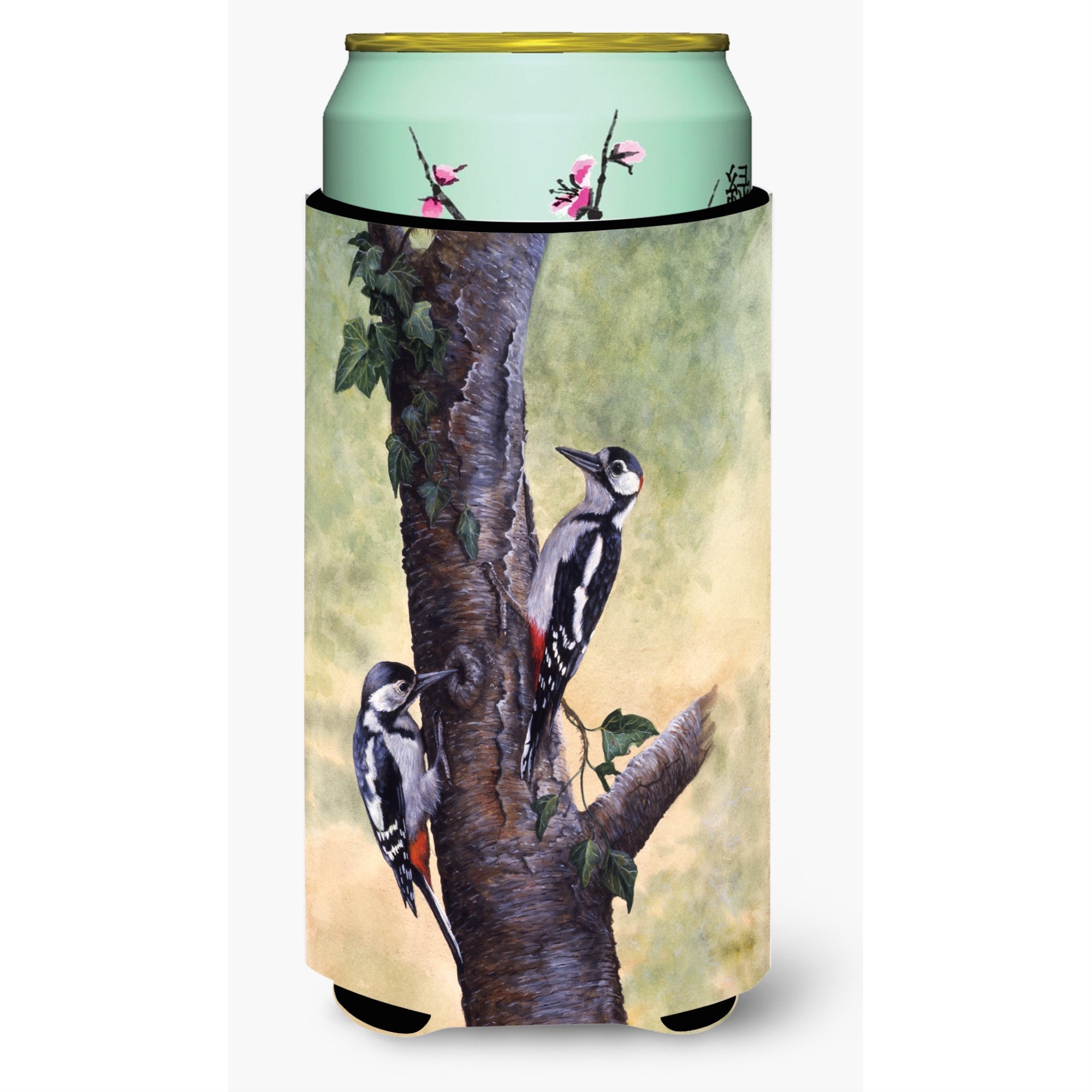 'Caroline'S Treasures Bdba0335Tbc ''''Woodpeckers By Daphne Baxter'''' Tall Boy Beverage Insulator Hugger, Multicolor''