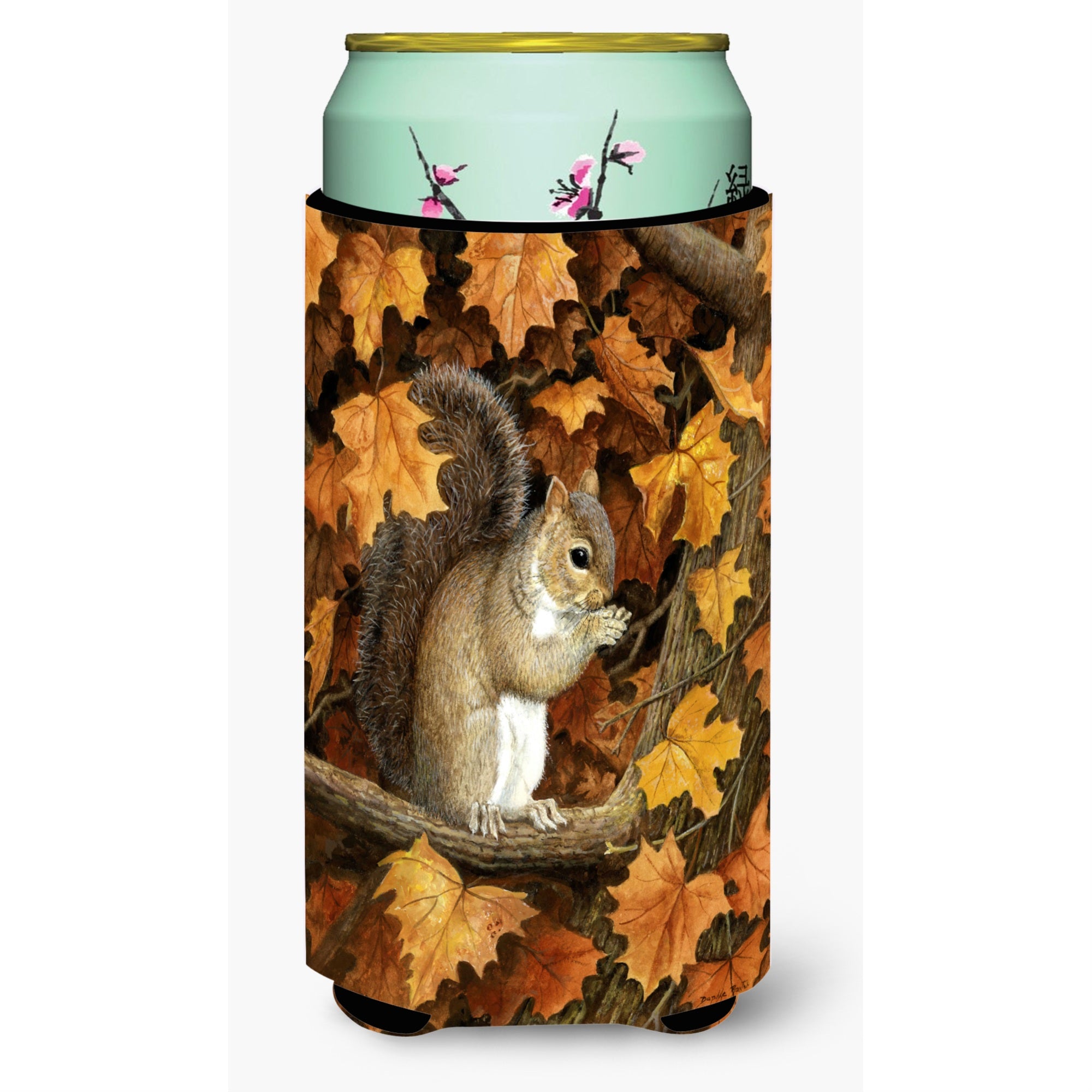 'Caroline'S Treasures Bdba0388Tbc ''''Autumn Grey Squirrel By Daphne Baxter'''' Tall Boy Beverage Insulator Hugger, Multicolor'