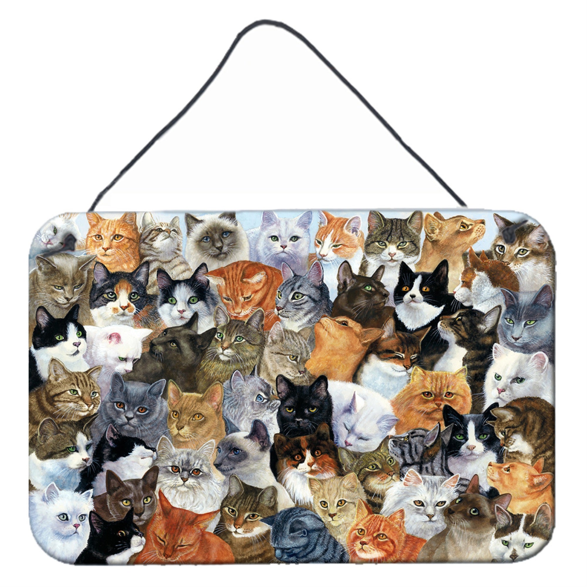 'Caroline'S Treasures Cats Galore Wall Or Door Hanging Prints Bdba0414Ds812, 8Hx12W''