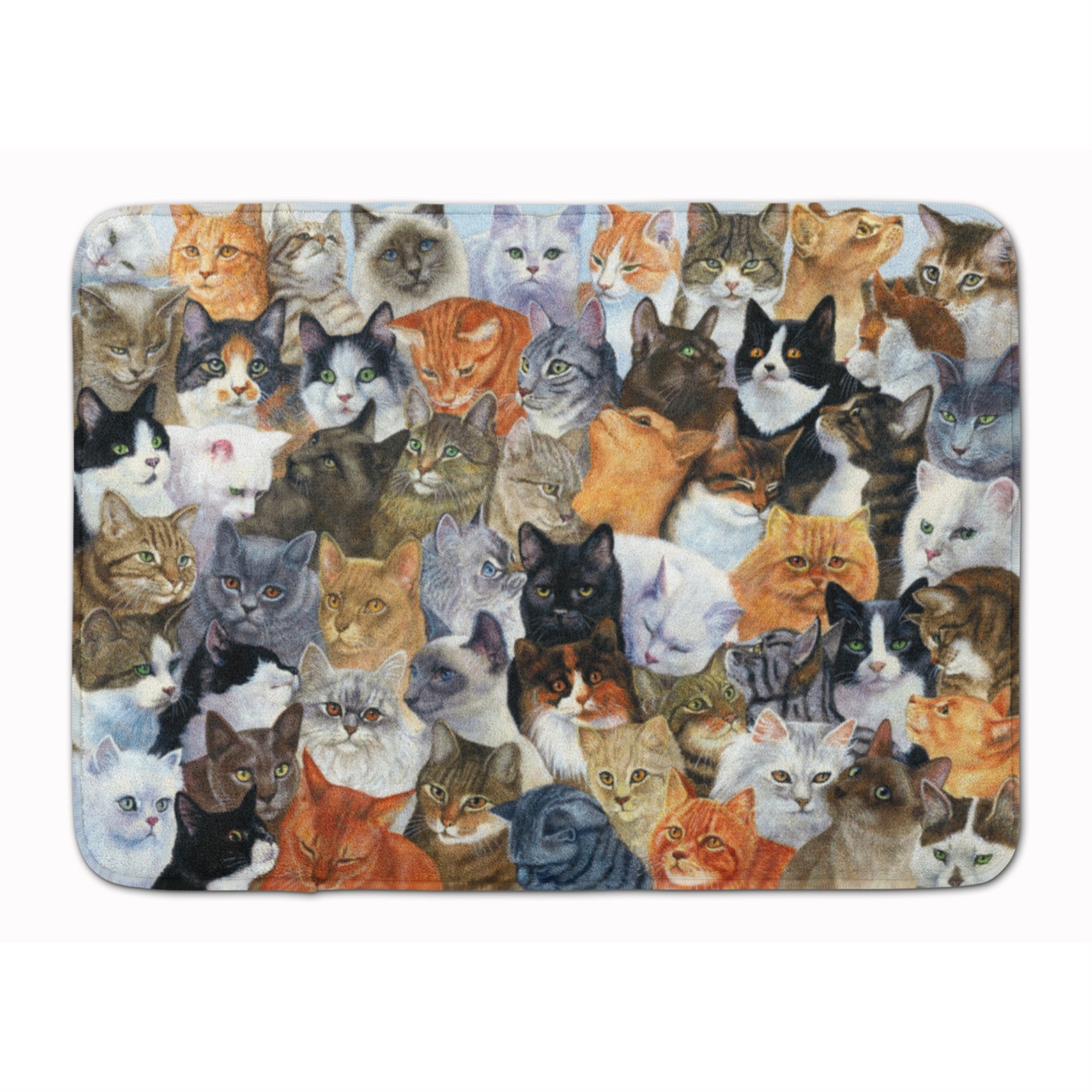'Caroline'S Treasures Cats Galore Floor Mat, 19'''' X 27'''', Multicolor''
