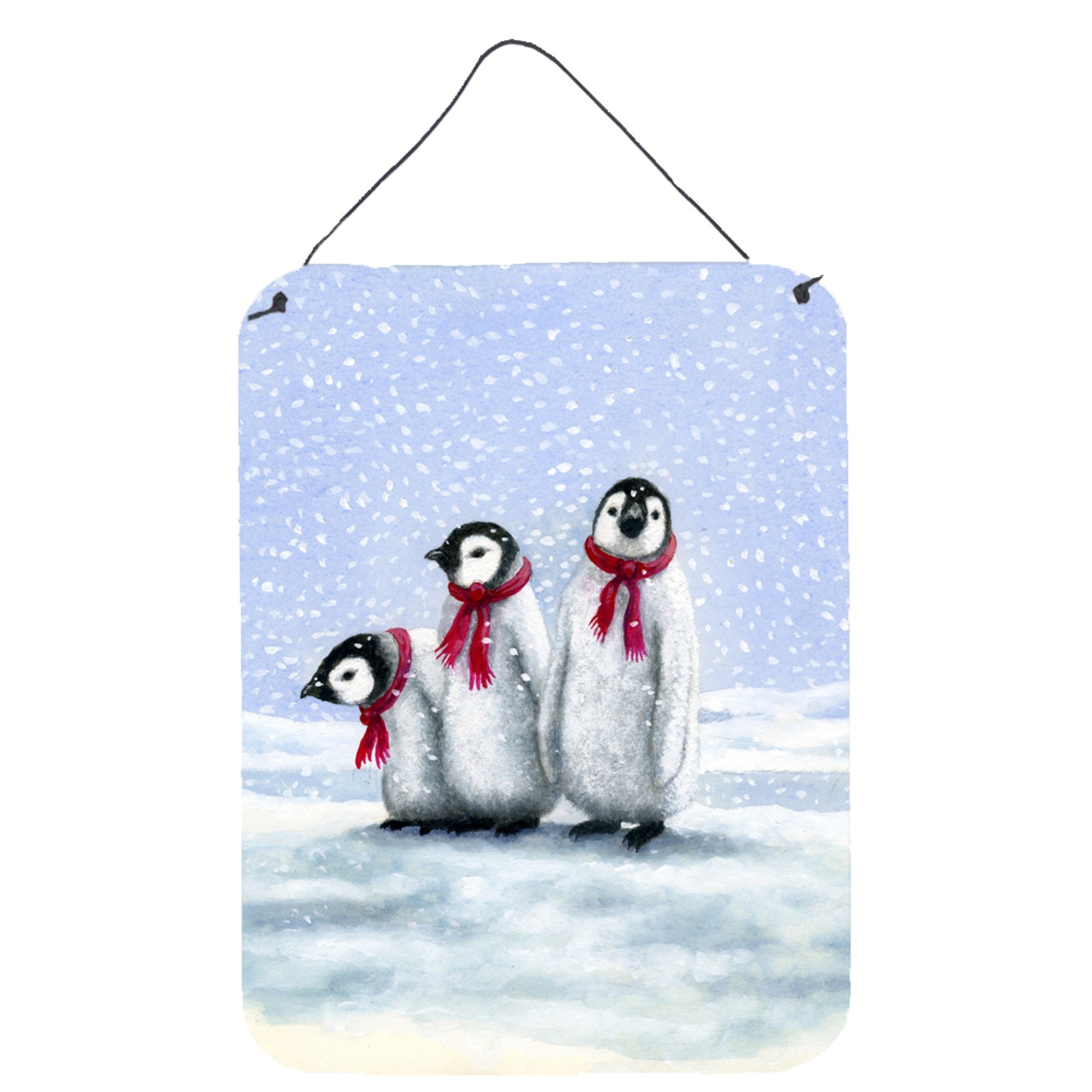 'Caroline'S Treasures Penguins By Daphne Baxter Wall Or Door Hanging Prints Bdba0419Ds1216, 16''''H X 12''''W, Multicolor''