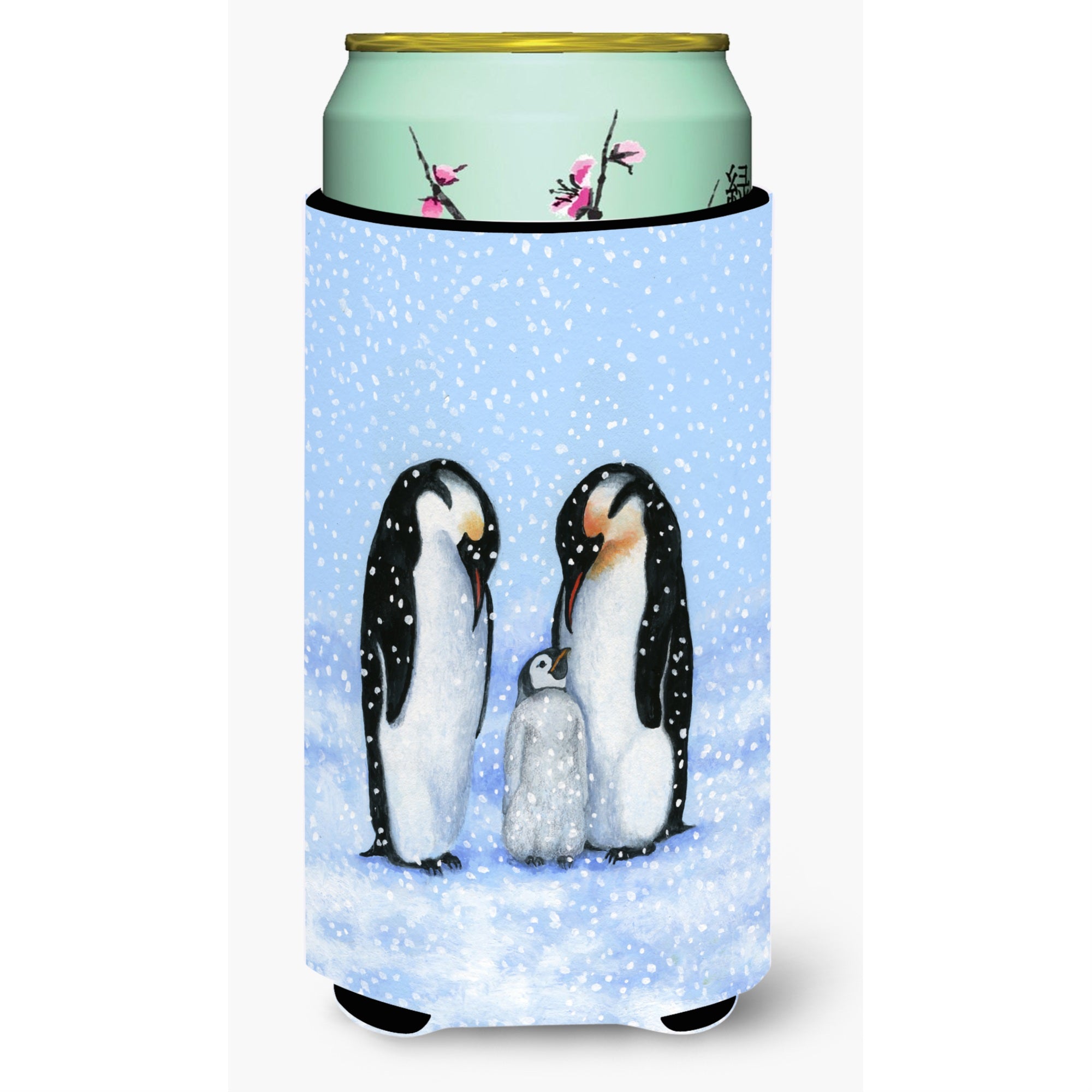 'Caroline'S Treasures Bdba0427Tbc ''''Penguin Family By Daphne Baxter'''' Tall Boy Beverage Insulator Hugger, Multicolor''
