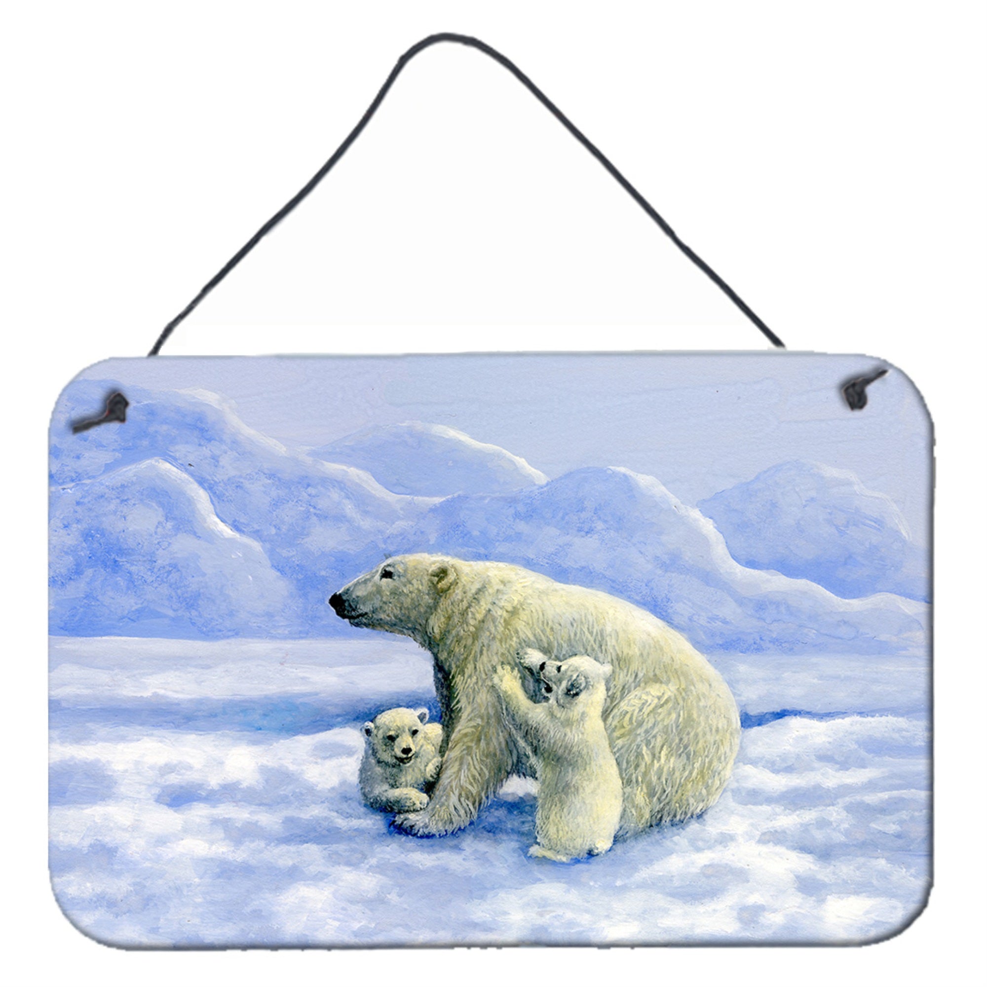 'Caroline'S Treasures Polar Bears By Daphne Baxter Wall Or Door Hanging Prints Bdba0428Ds812, 8Hx12W, Multicolor''