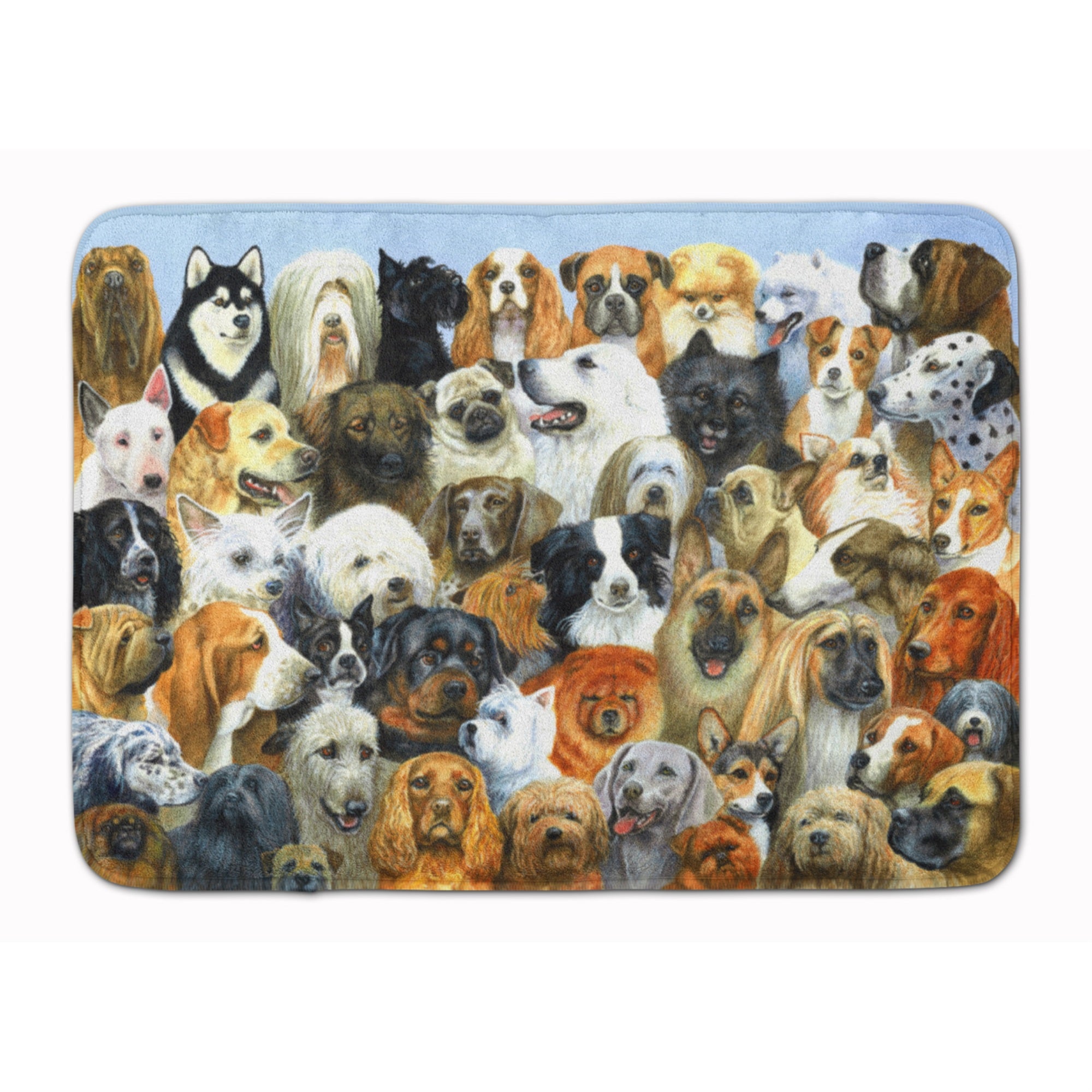 'Caroline'S Treasures Fifty One Dogs Floor Mat, 19'''' X 27'''', Multicolor''