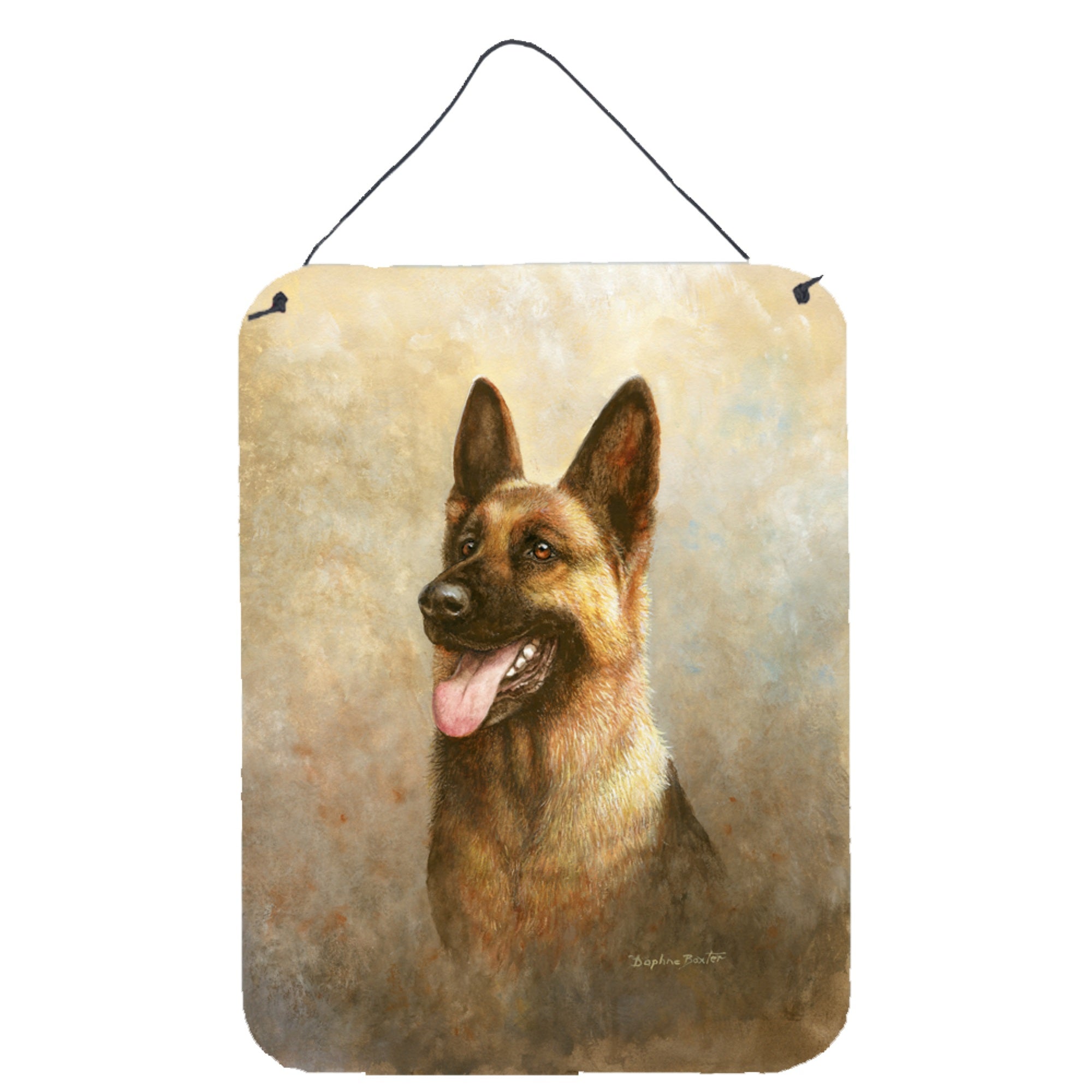 'Caroline'S Treasures Alsatian German Shepherd Wall Or Door Hanging Prints Bdba0464Ds1216, 16Hx12W, Multicolor''