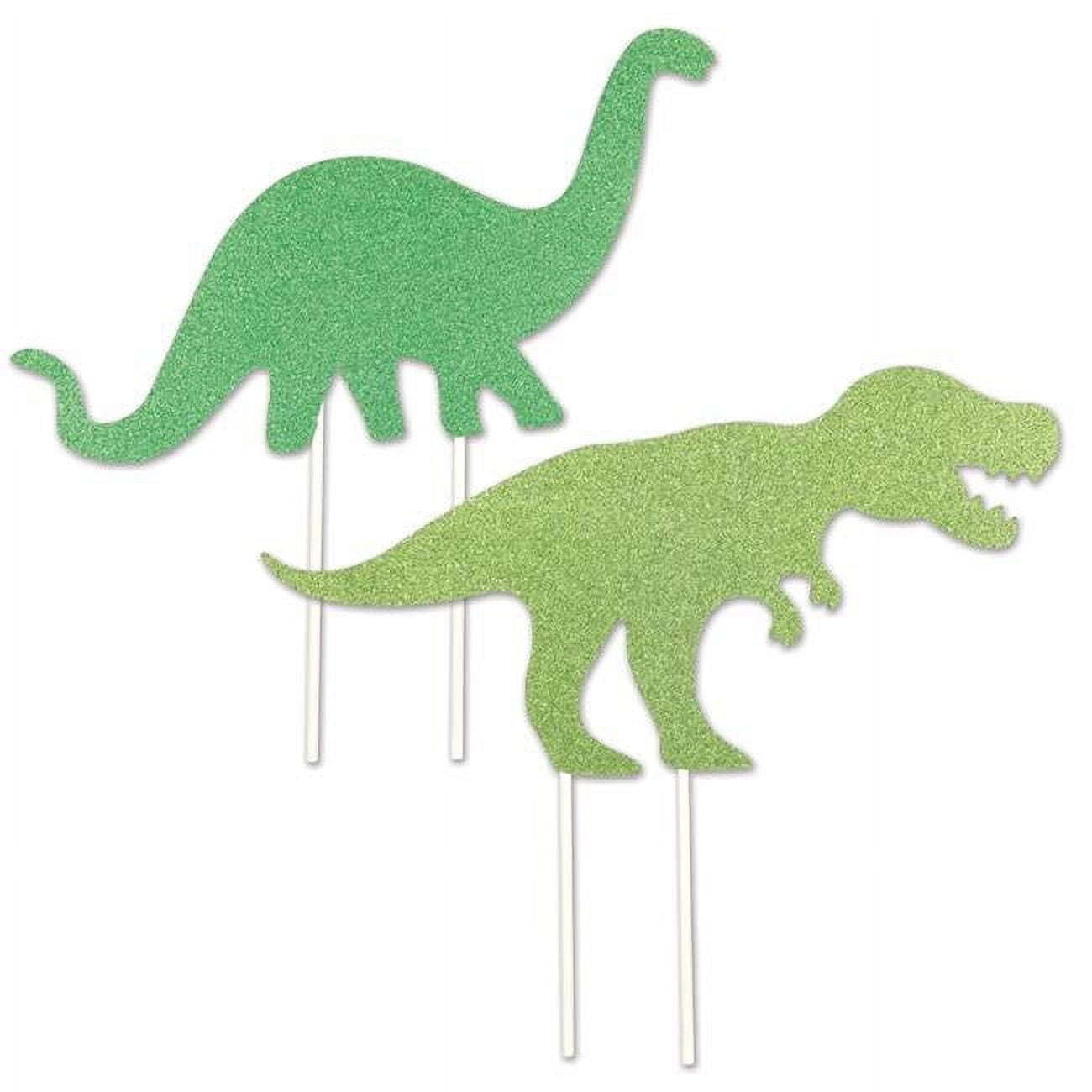 Beistle 60867 Dinosaur Cake Toppers
