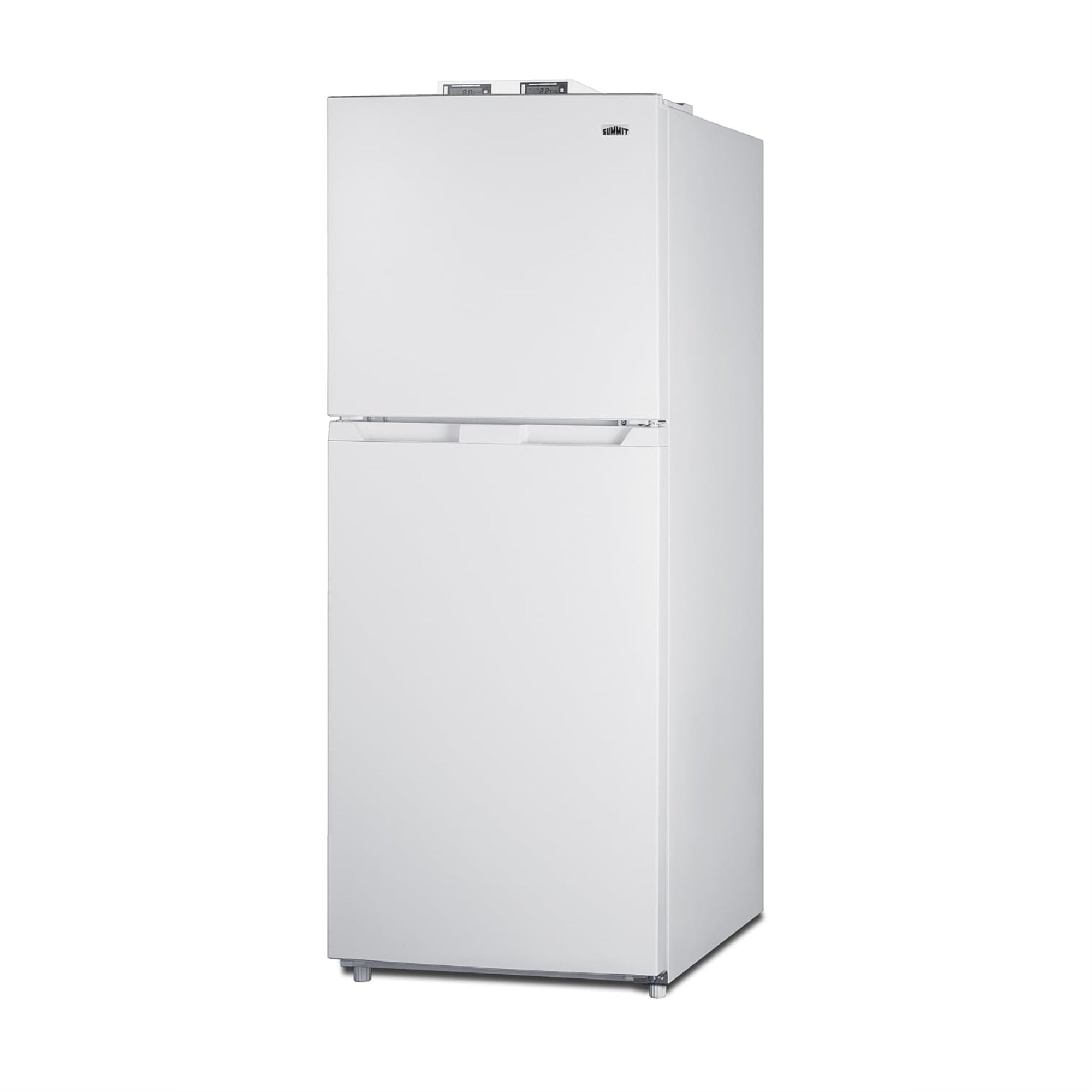 Summit Bkrf1087Blhd 24'' Wide Break Room Refrigerator-Freezer (Left Hand Door, Black)