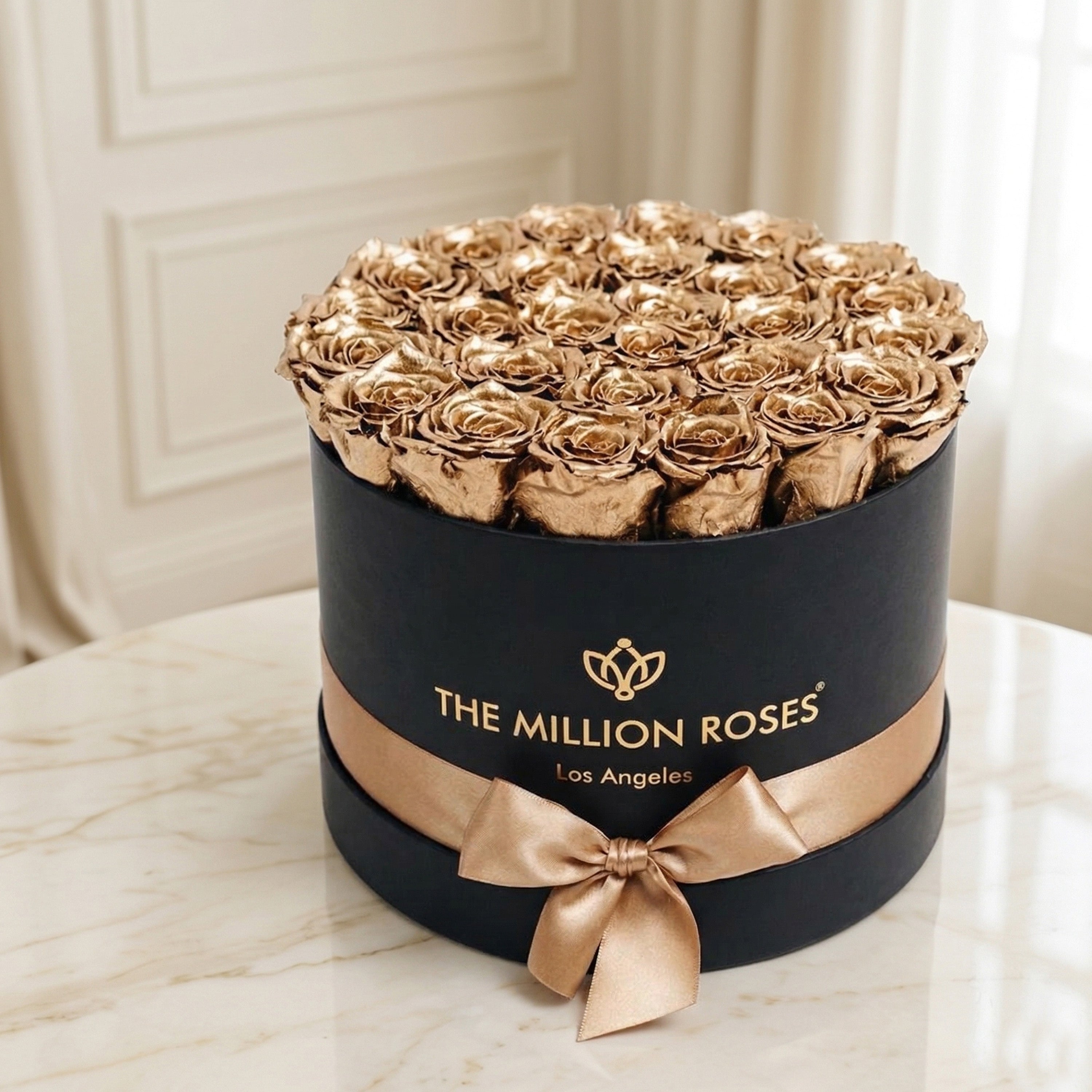 Supreme Black Box | 24K Gold Roses