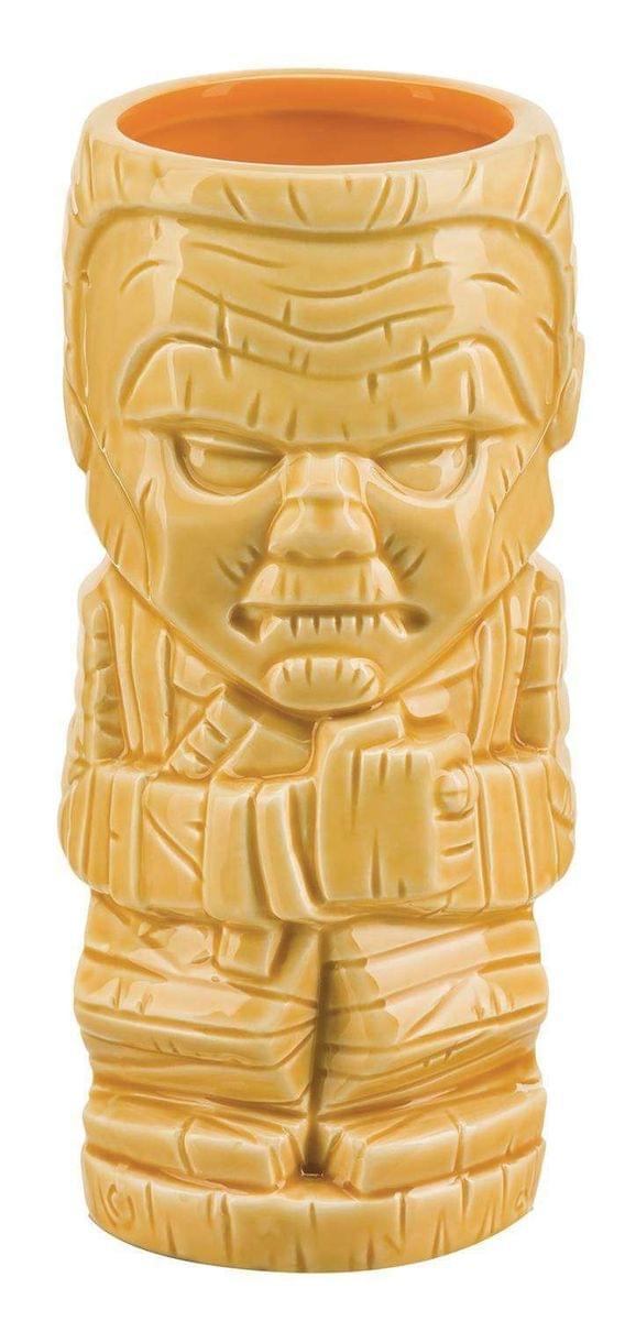 Monsters Tikis Tut 14Oz Geeki Tikis Mug, Tan