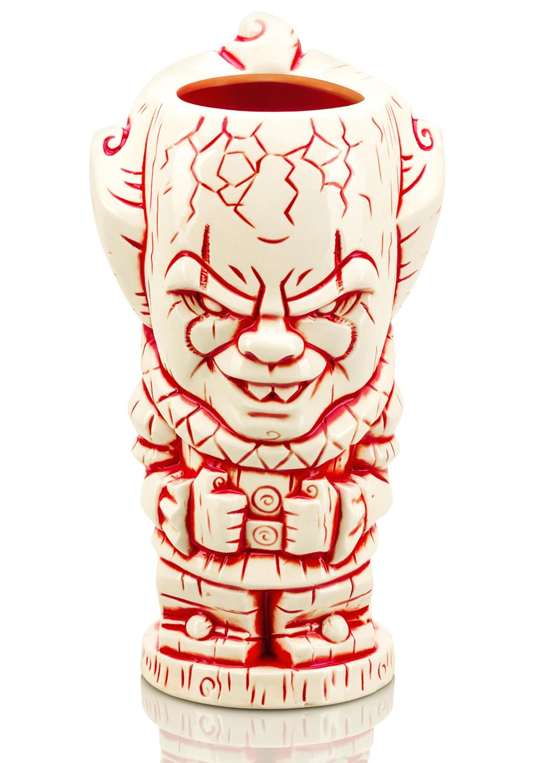 Geeki Tikis It Pennywise Mug  Ceramic Tiki Style Cup  Holds 27 Ounces