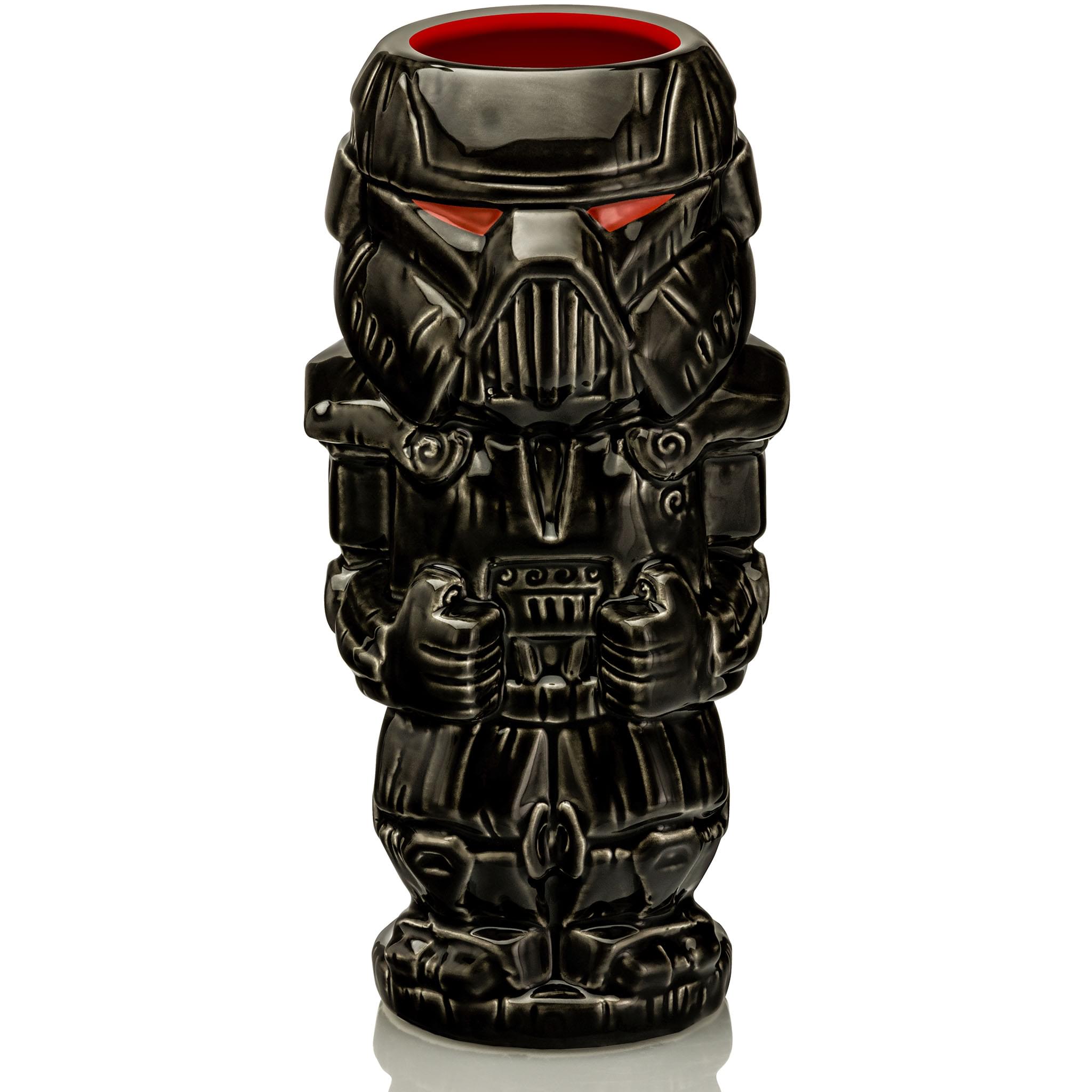 Geeki Tikis Star Wars: The Mandalorian Dark Trooper Ceramic Mug | Holds 18 Ounce