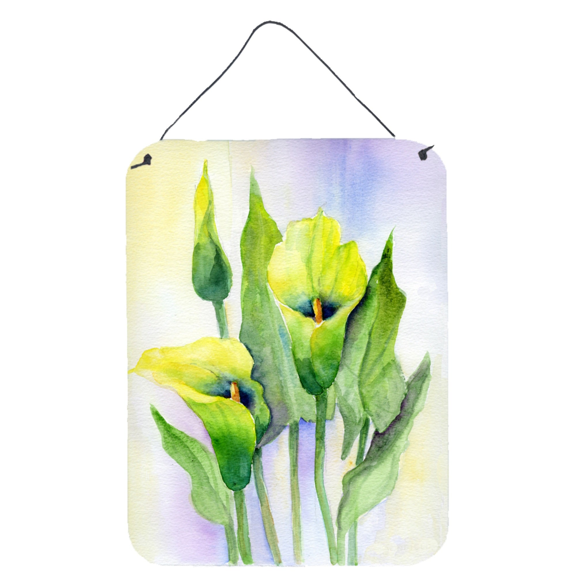 'Caroline'S Treasures Lillies By Maureen Bonfield Wall Or Door Hanging Prints Bmbo0622Ds1216, 16Hx12W, Multicolor''