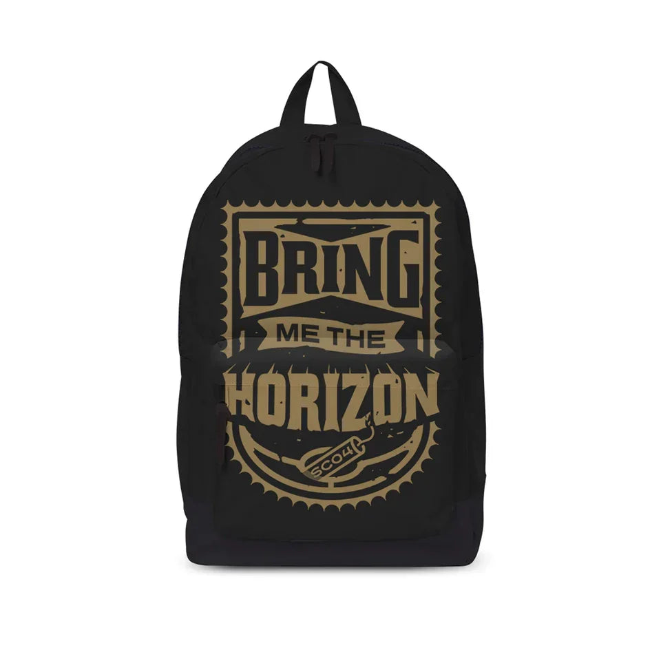 Rocksax Bring Me The Horizon Backpack - Gold