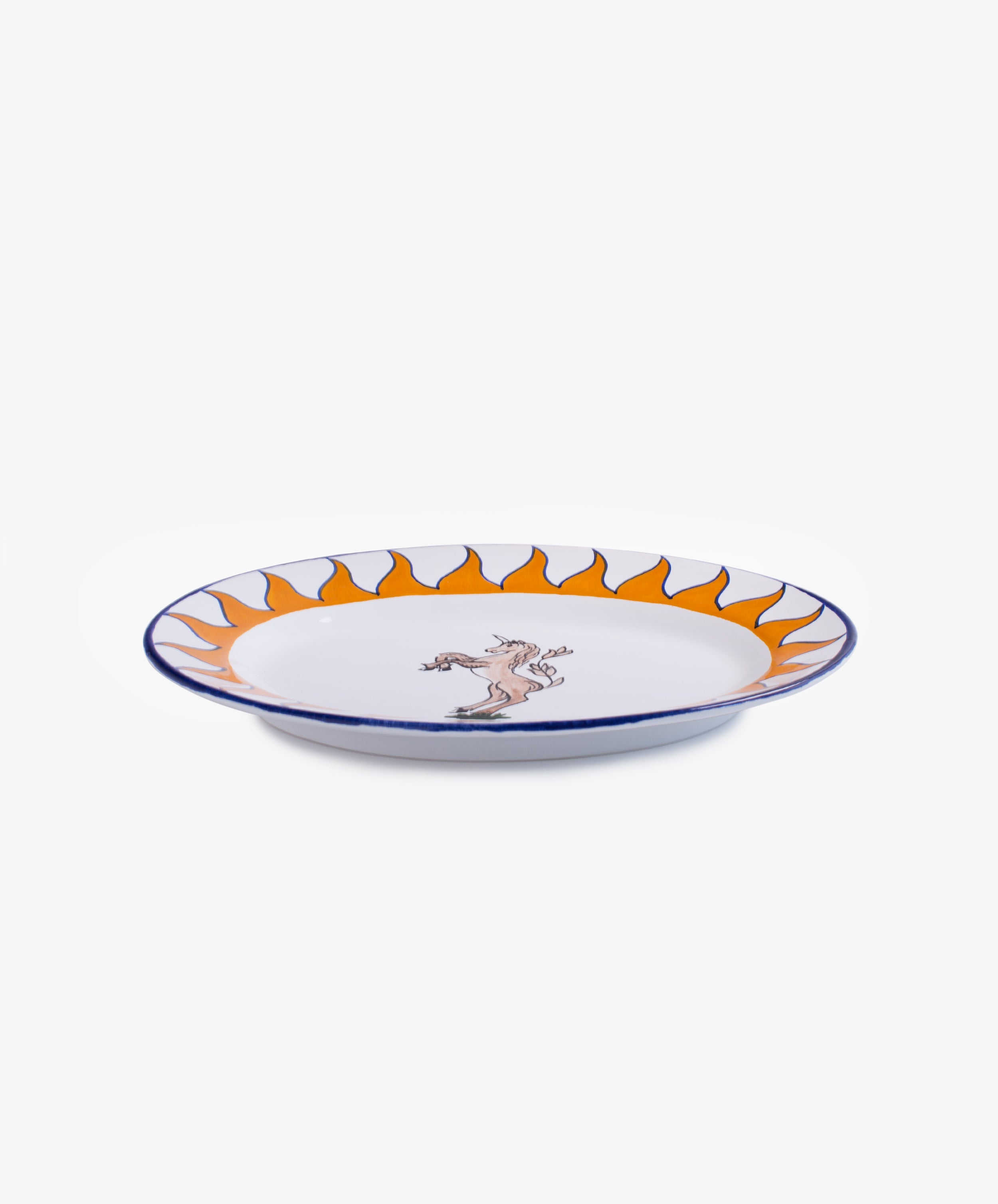Palio Oval Serving Platter, The Unicorn