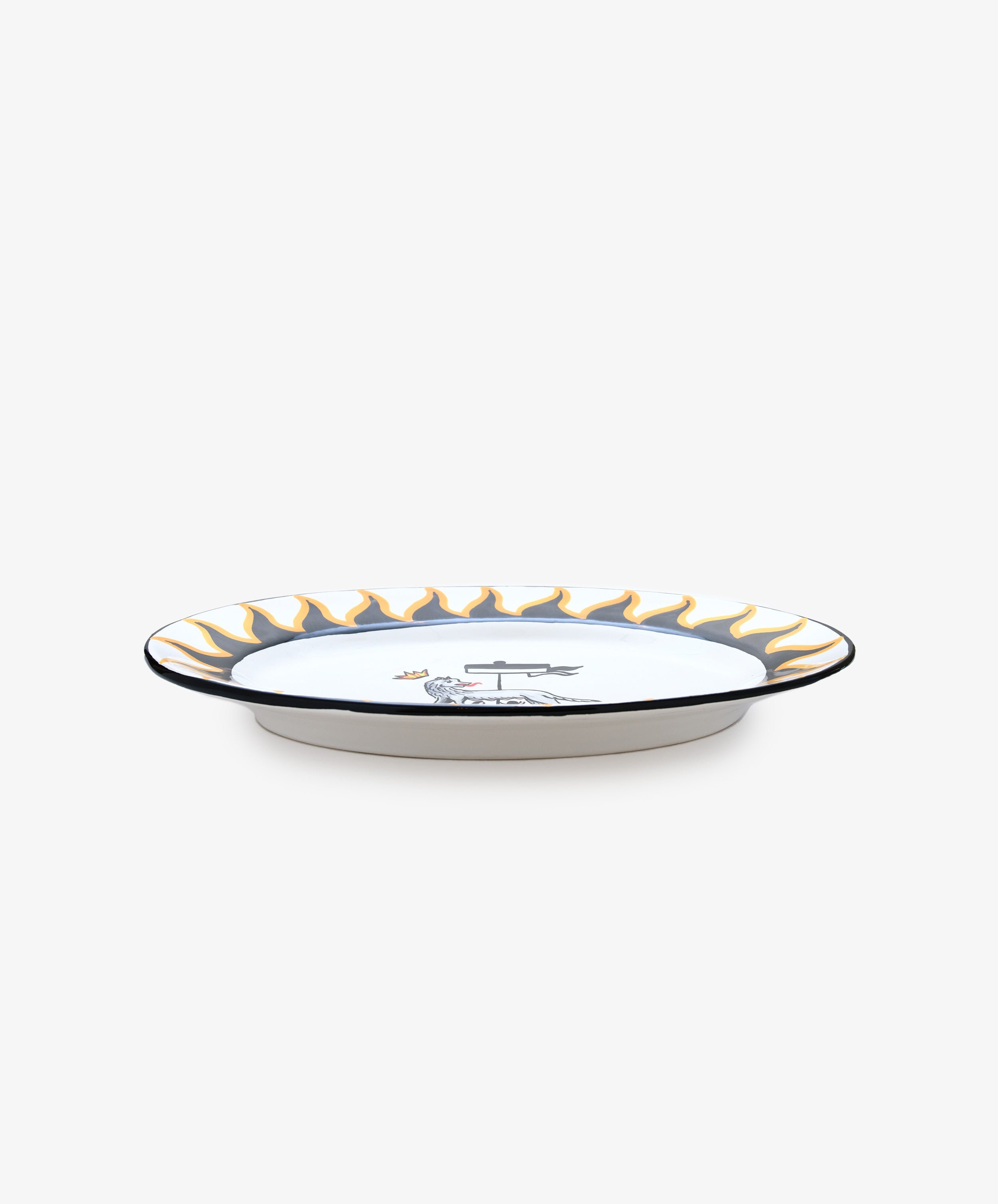 Palio Oval Serving Platter, The She-Wolf