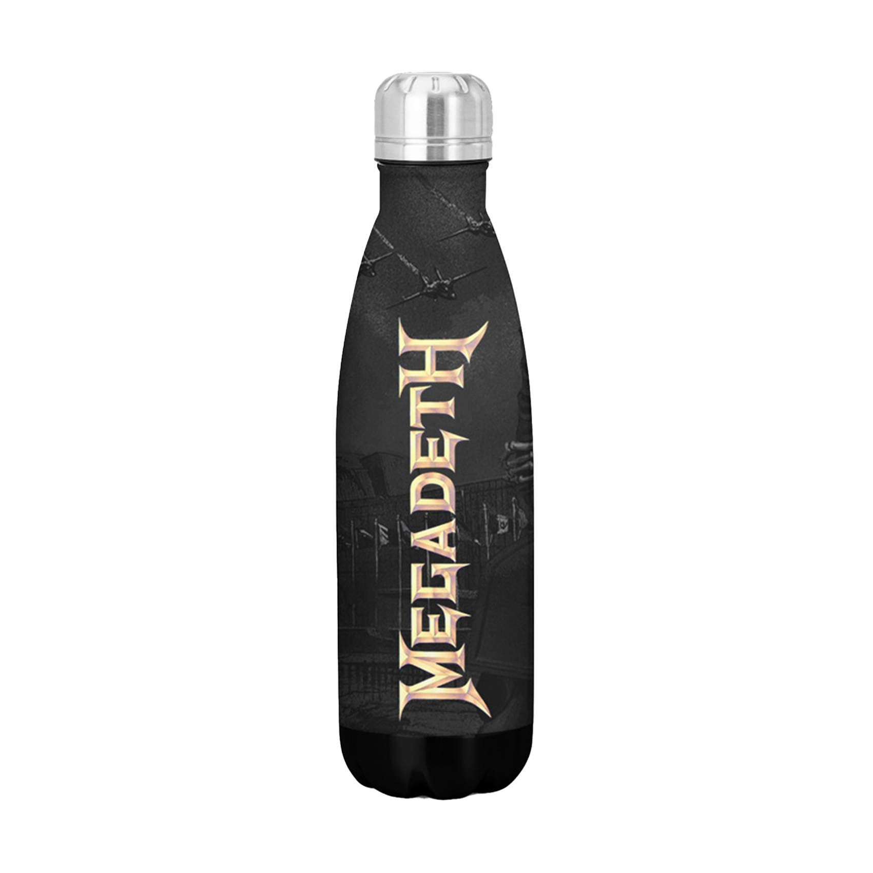 Rocksax Megadeth Drink Bottle - Logo