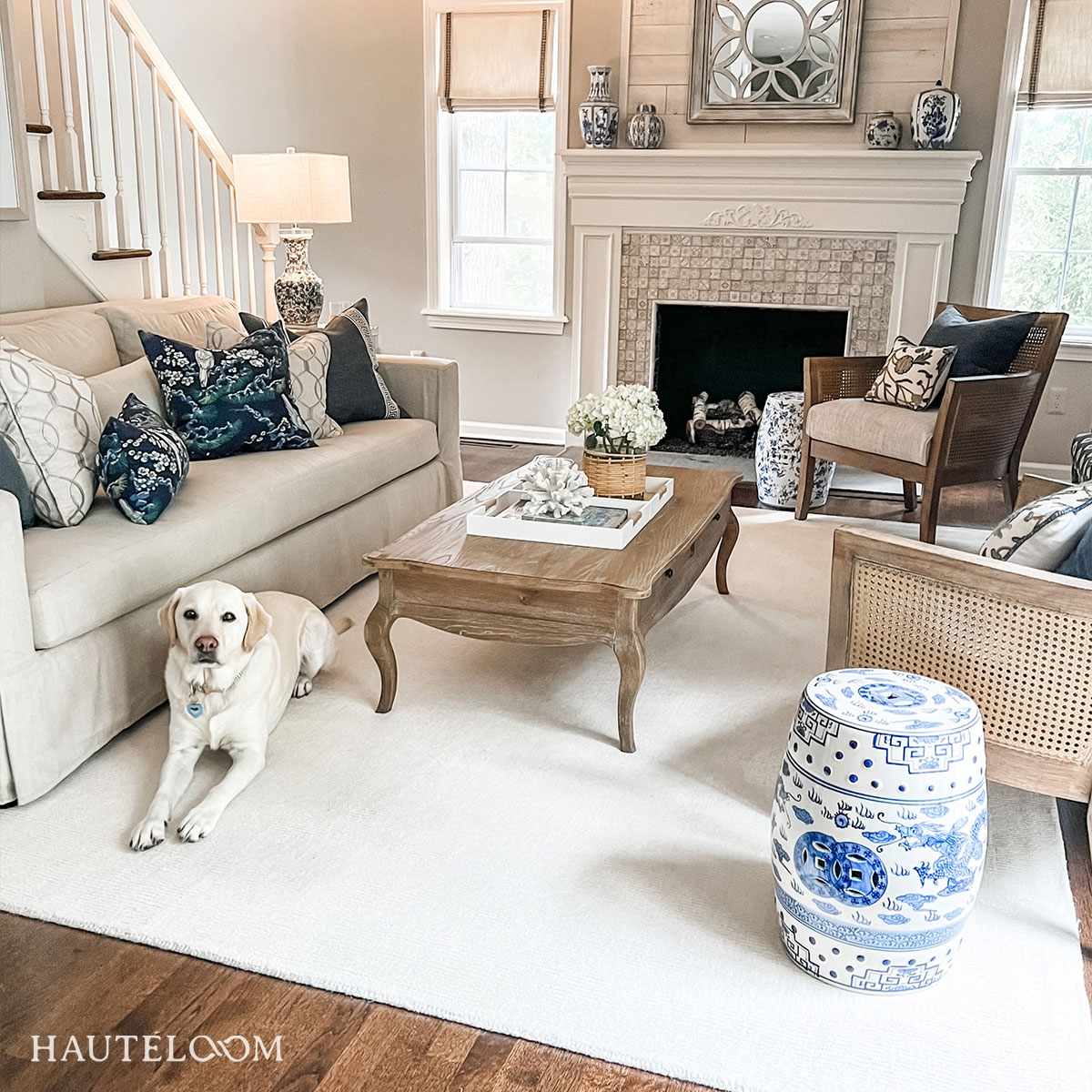 Brockton Solid Wool Light Beige Runner Rug