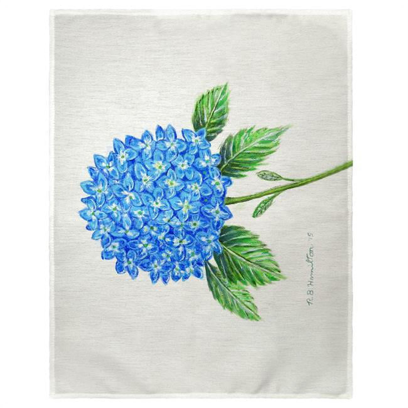 Betsy Drake Pm988 14 X 18 In. Dicks Hydrangea Place Mat - Set Of 4
