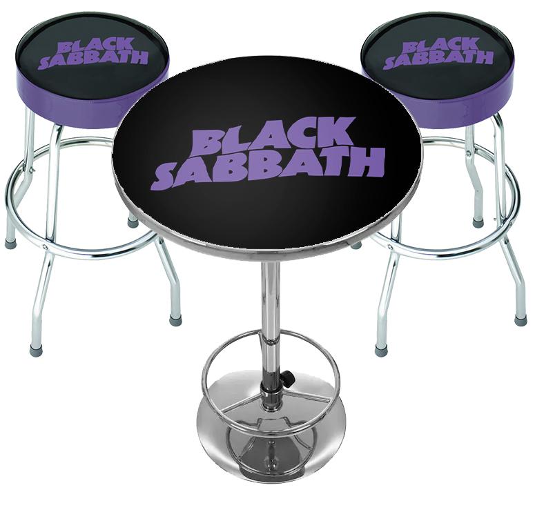 Rocksax Black Sabbath Bar Set - Logo