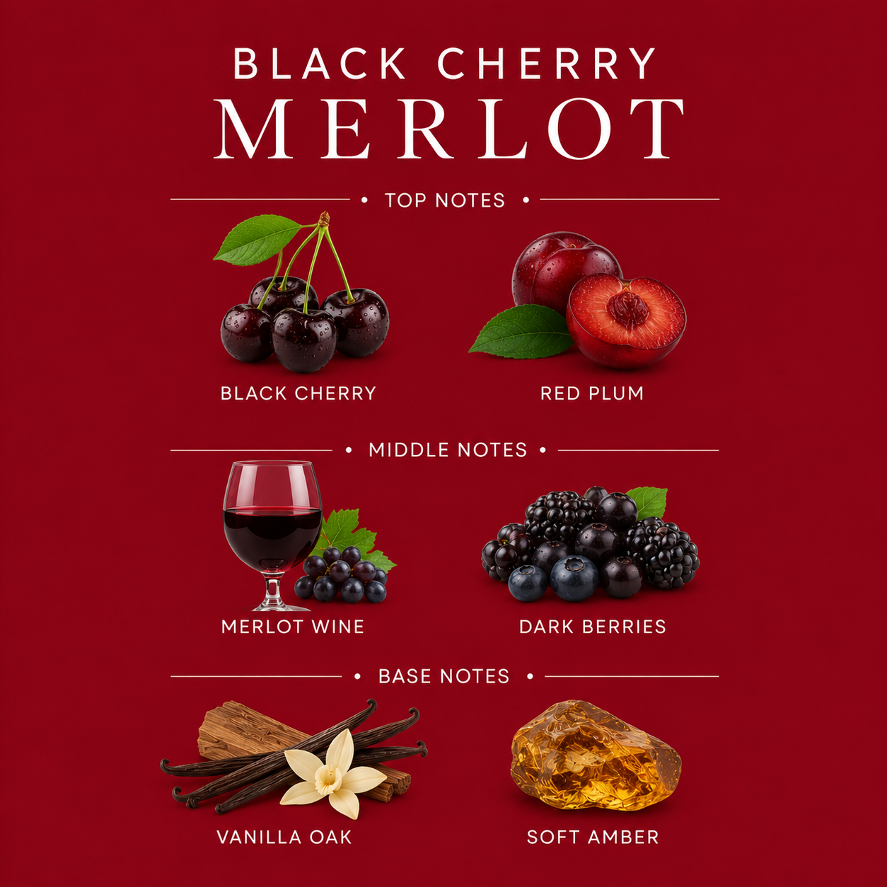 Black Cherry Merlot Signature Candle