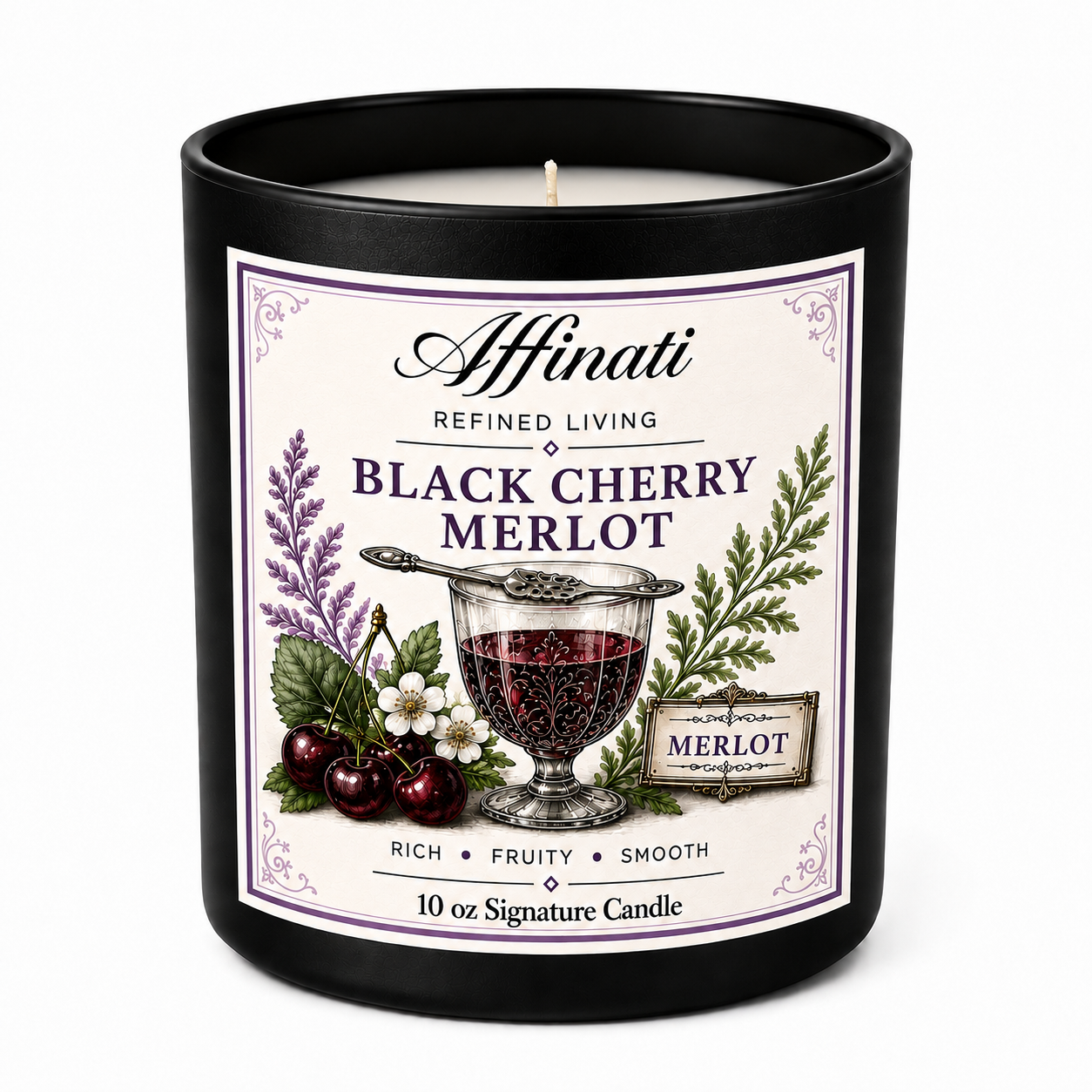 Black Cherry Merlot Signature Candle
