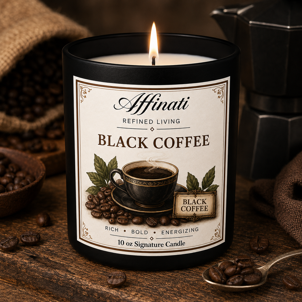Black Coffee Signature Candle