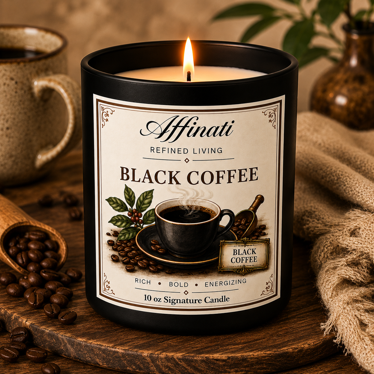 Black Coffee Signature Candle