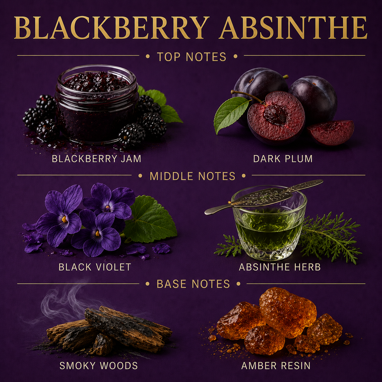 Blackberry Absinthe Original Candle