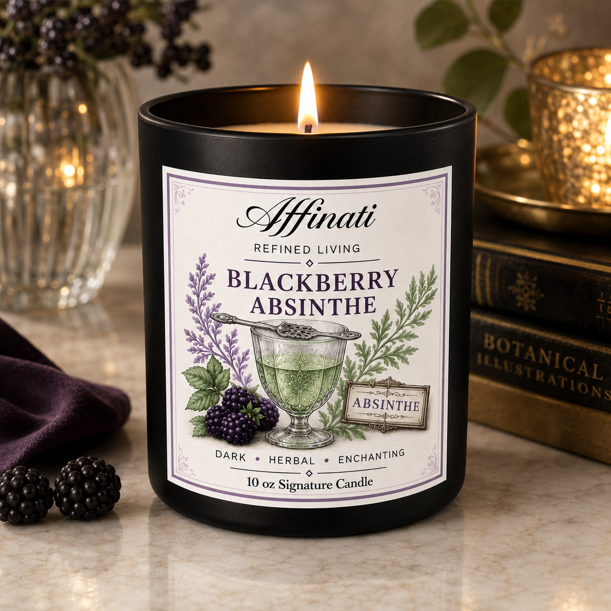 Blackberry Absinthe Signature Candle