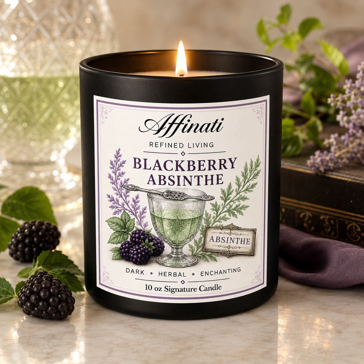 Blackberry Absinthe Signature Candle
