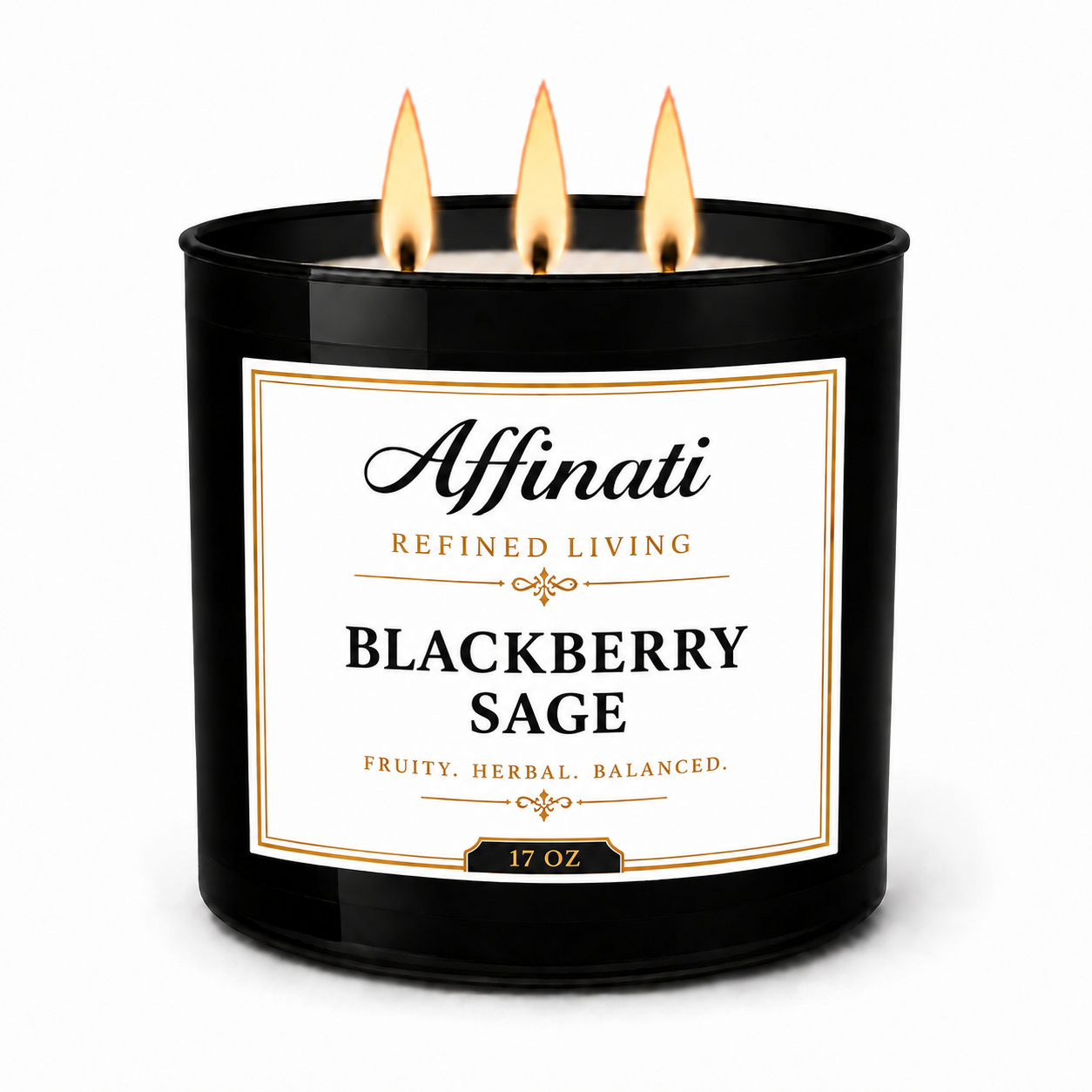 Blackberry Sage 3-Wick Candle