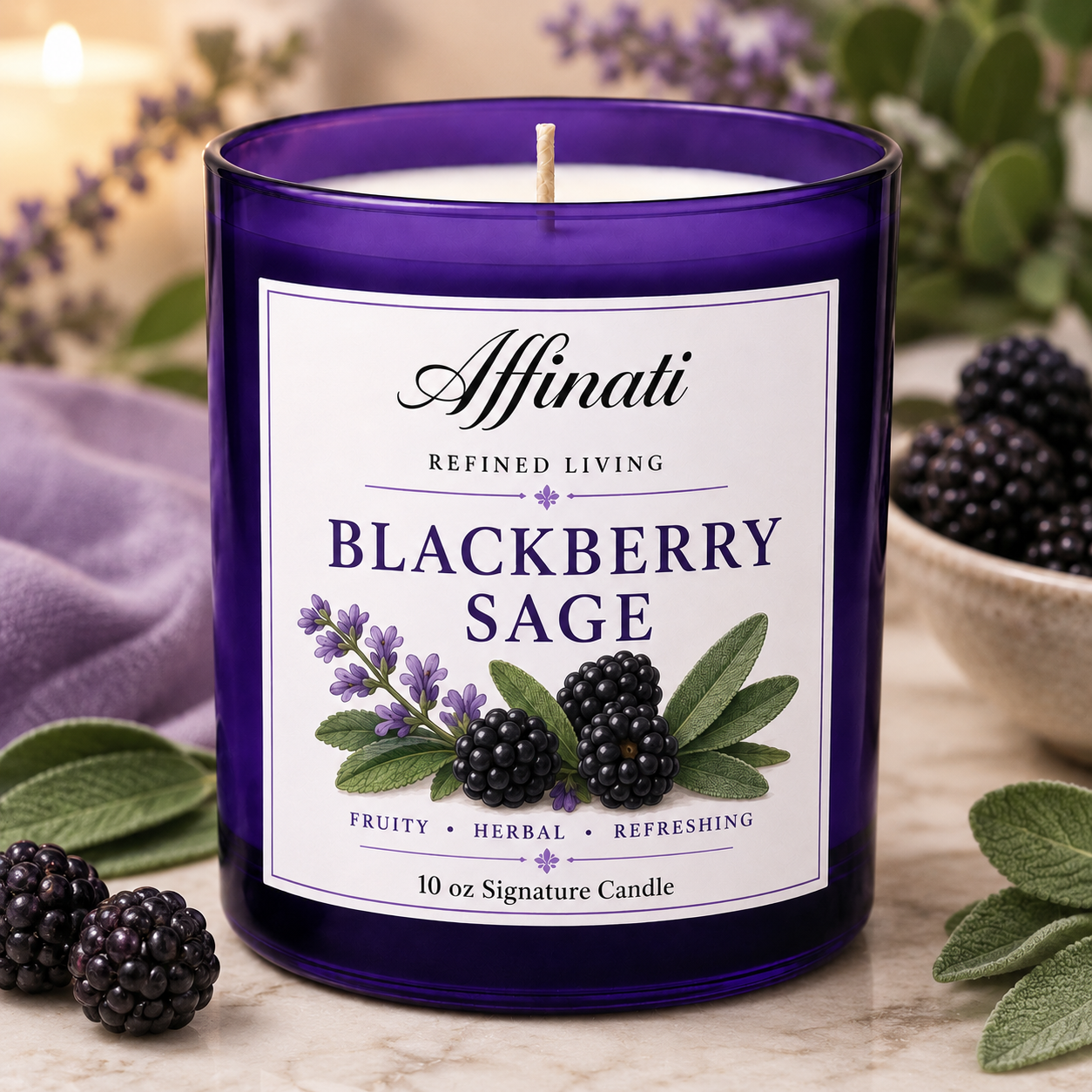 Blackberry Sage Signature Candle