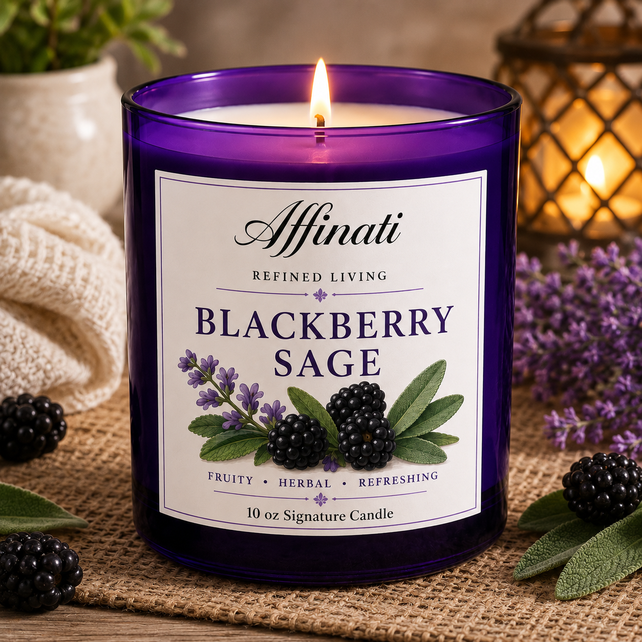 Blackberry Sage Signature Candle