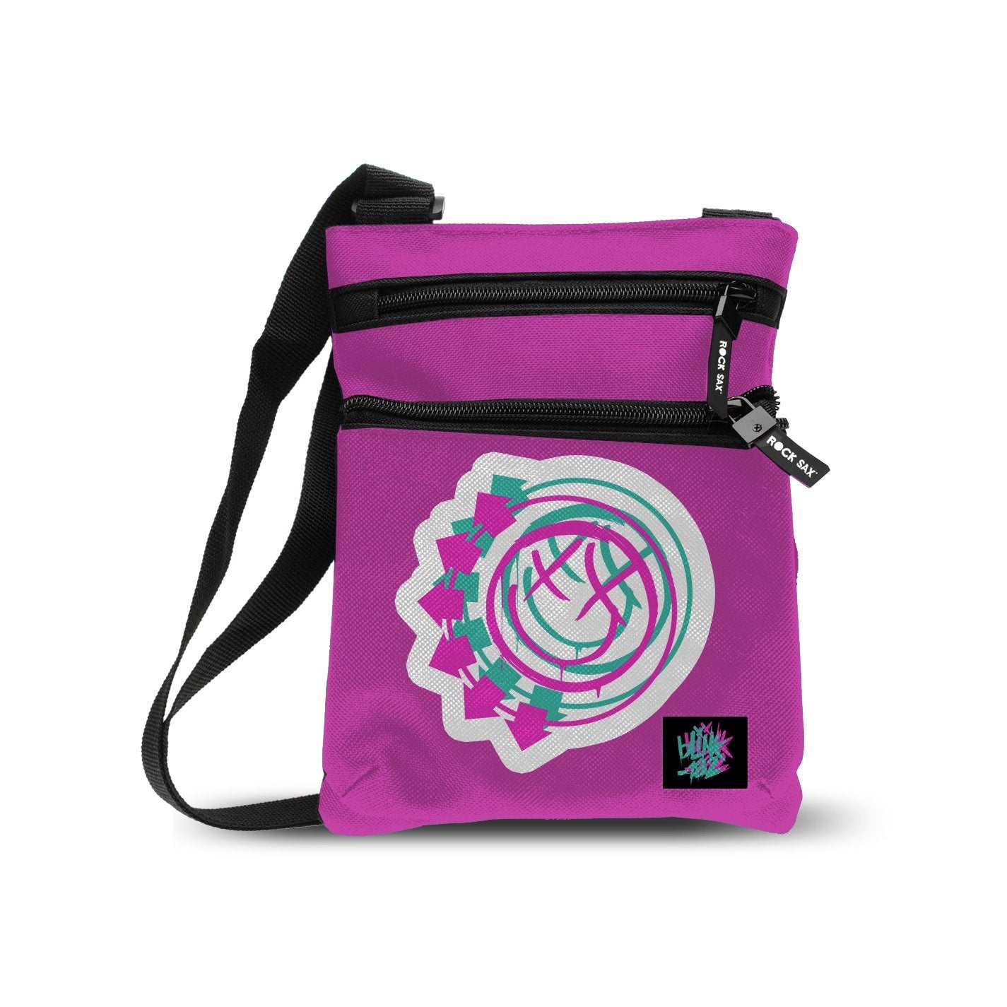 Rocksax Blink 182 Body Bag - Smile Pink