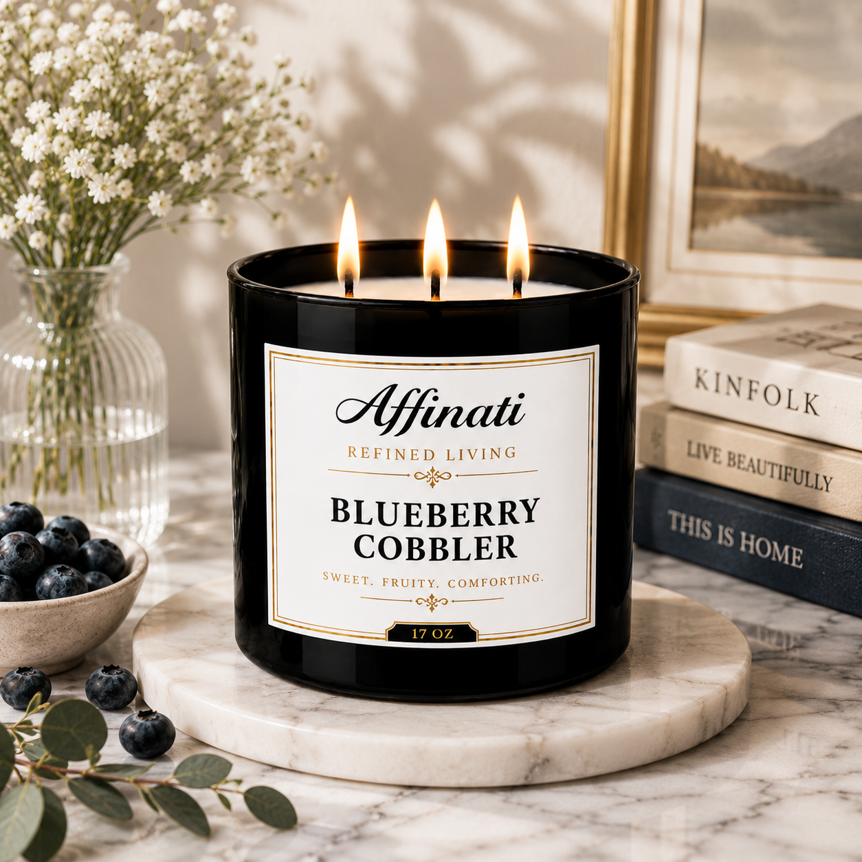 Blueberry Cobbler 3-Wick Candle