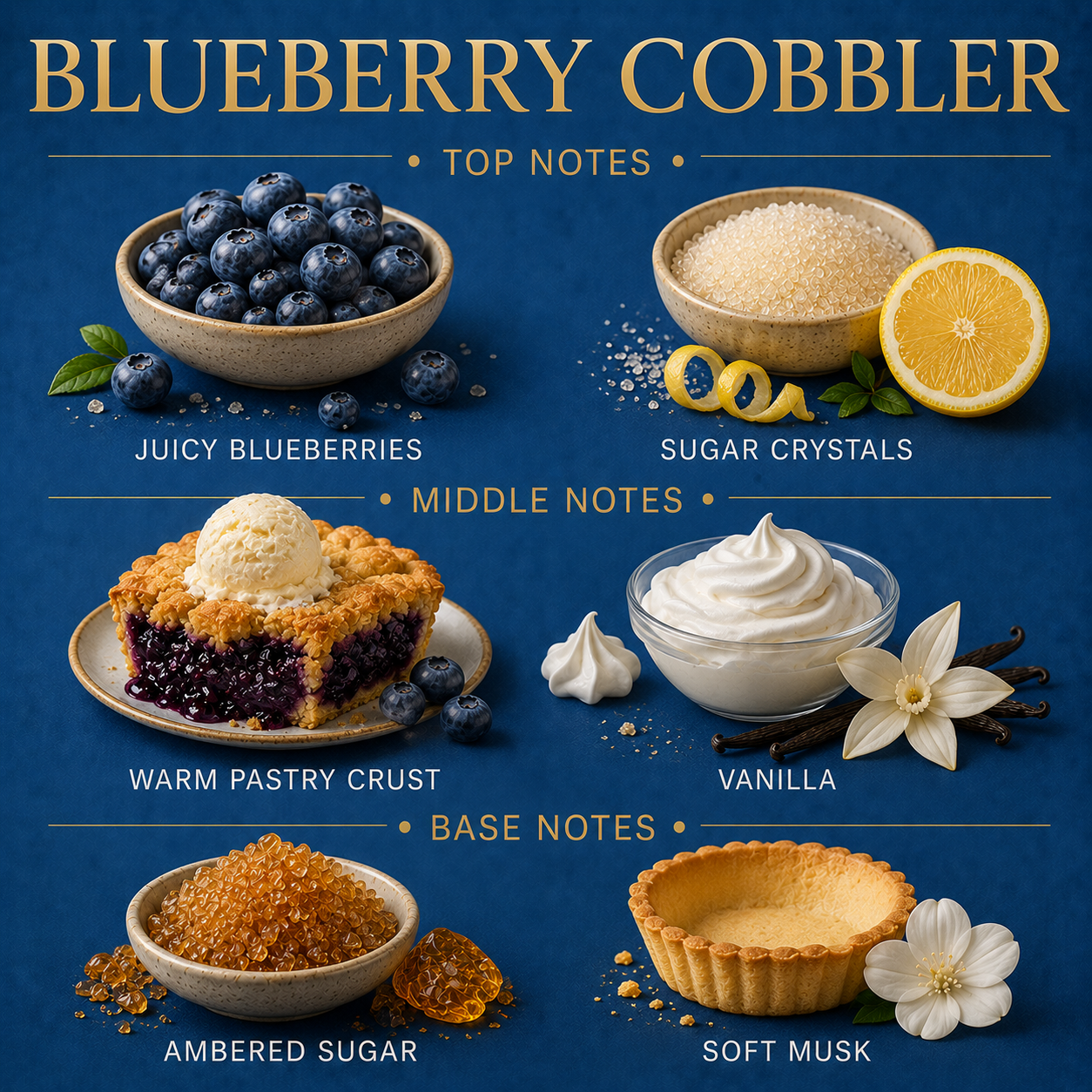 Blueberry Cobbler 3-Wick Candle