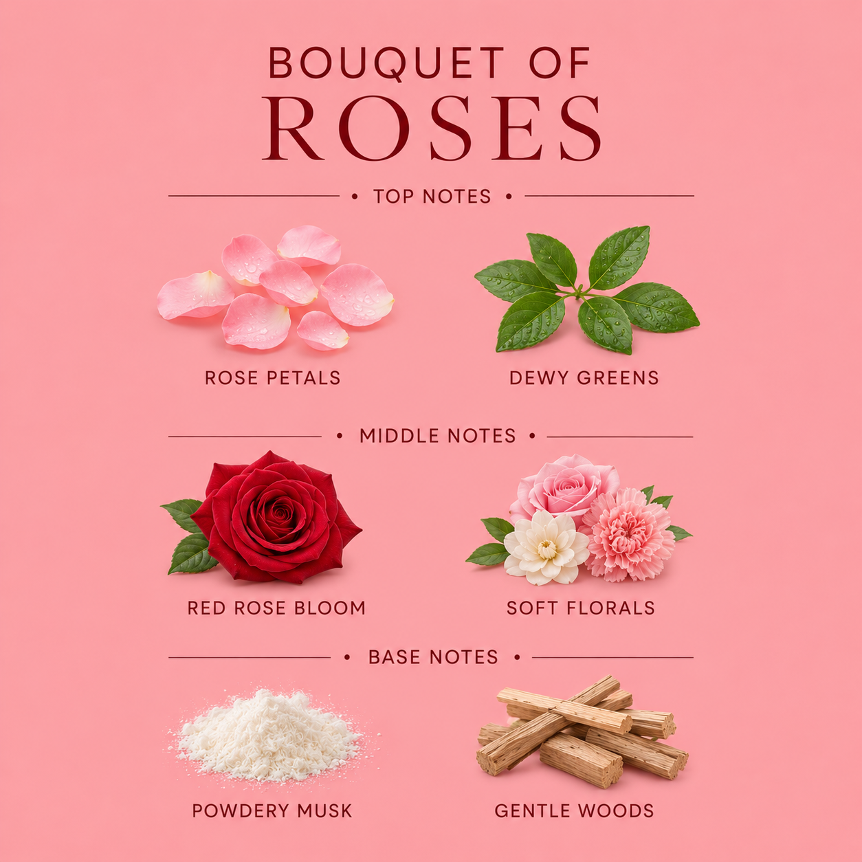 Bouquet of Roses Original Candle