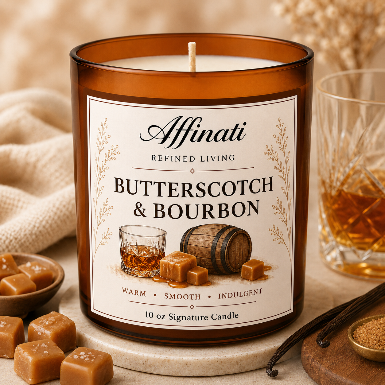 Butterscotch & Bourbon Signature Candle
