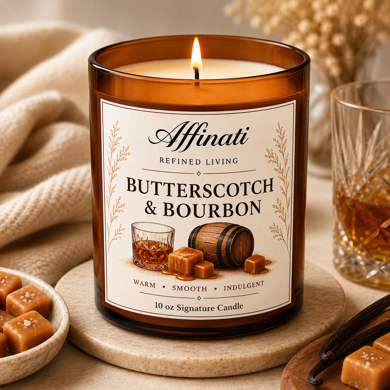 Butterscotch & Bourbon Signature Candle