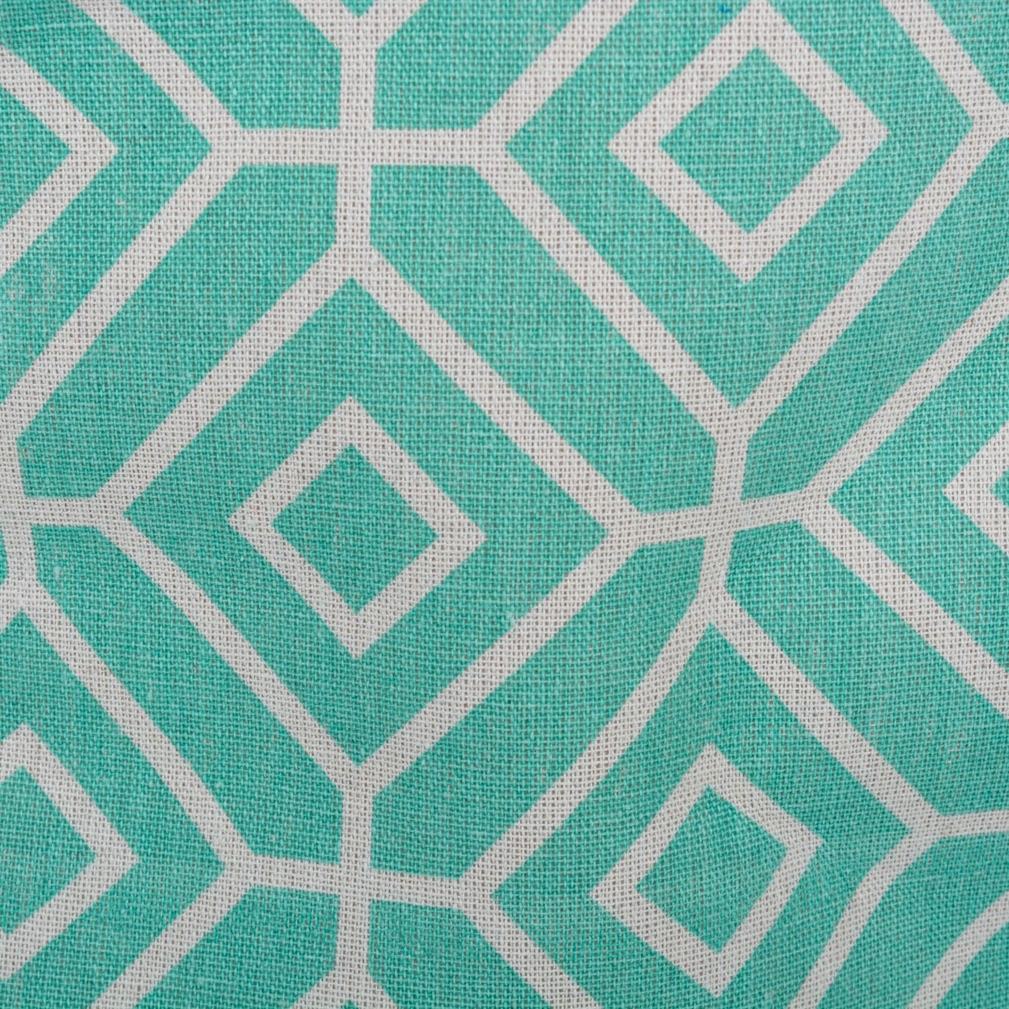 DII Polyester Bin Stained Glass Aqua Rectangle Large