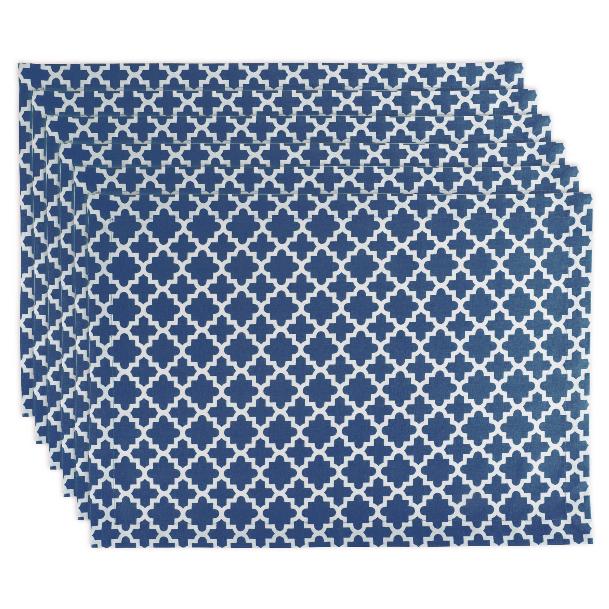 Dii Nautical Blue Lattice Placemat (Set Of 6)