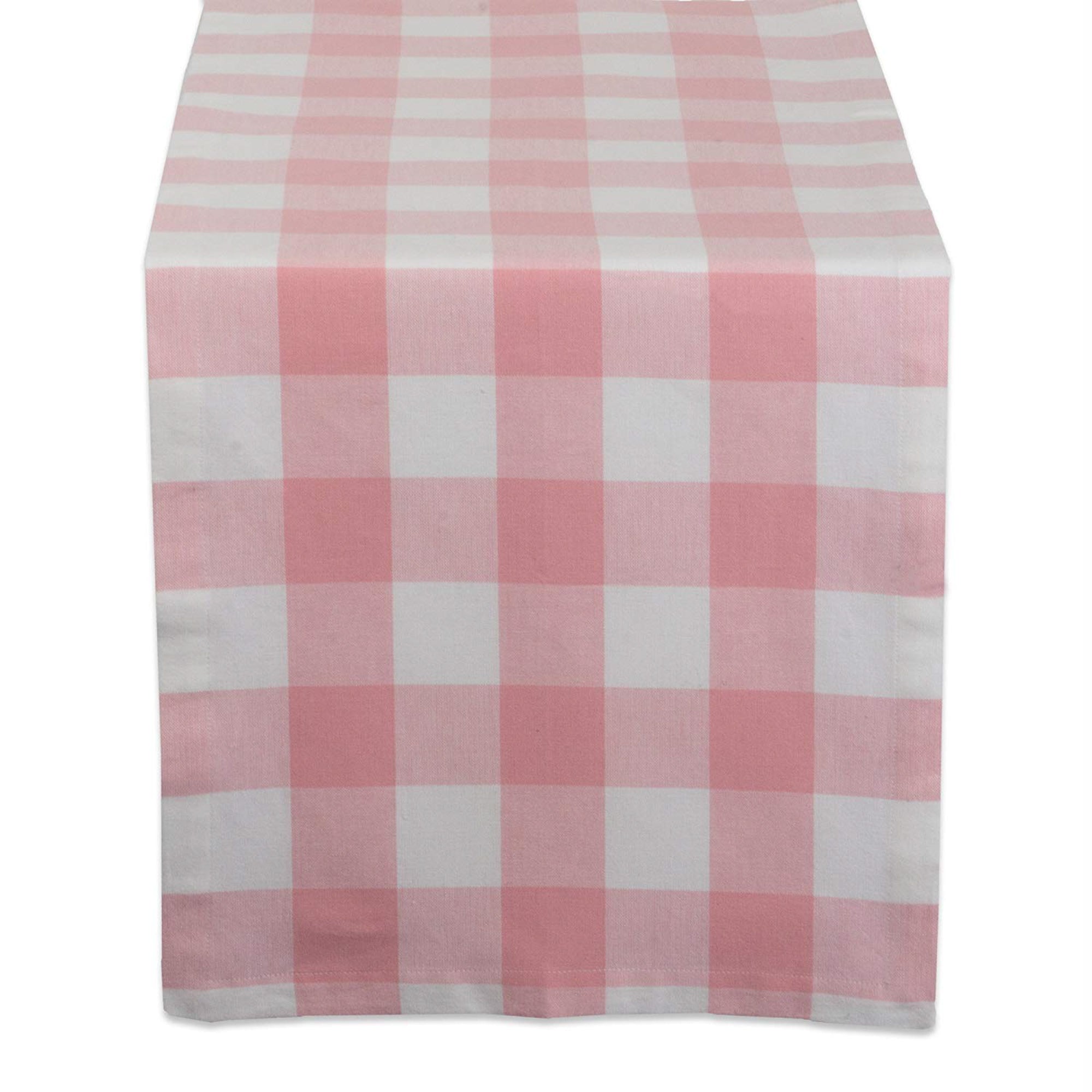 Dii Pink Buffalo Check Table Runner