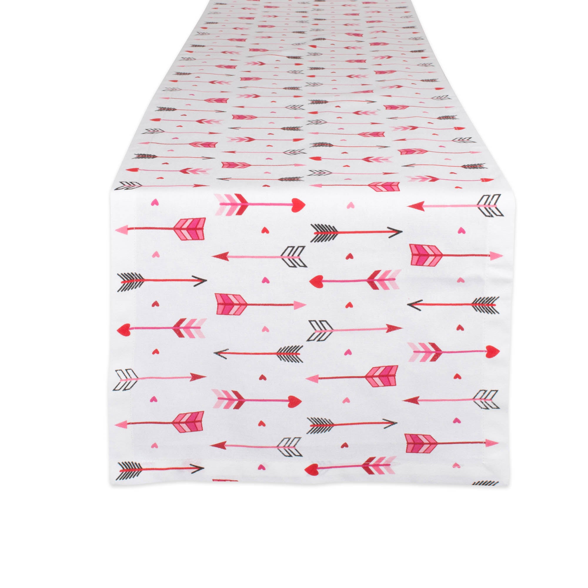 Dii Hearts & Arrow Print Table Runner