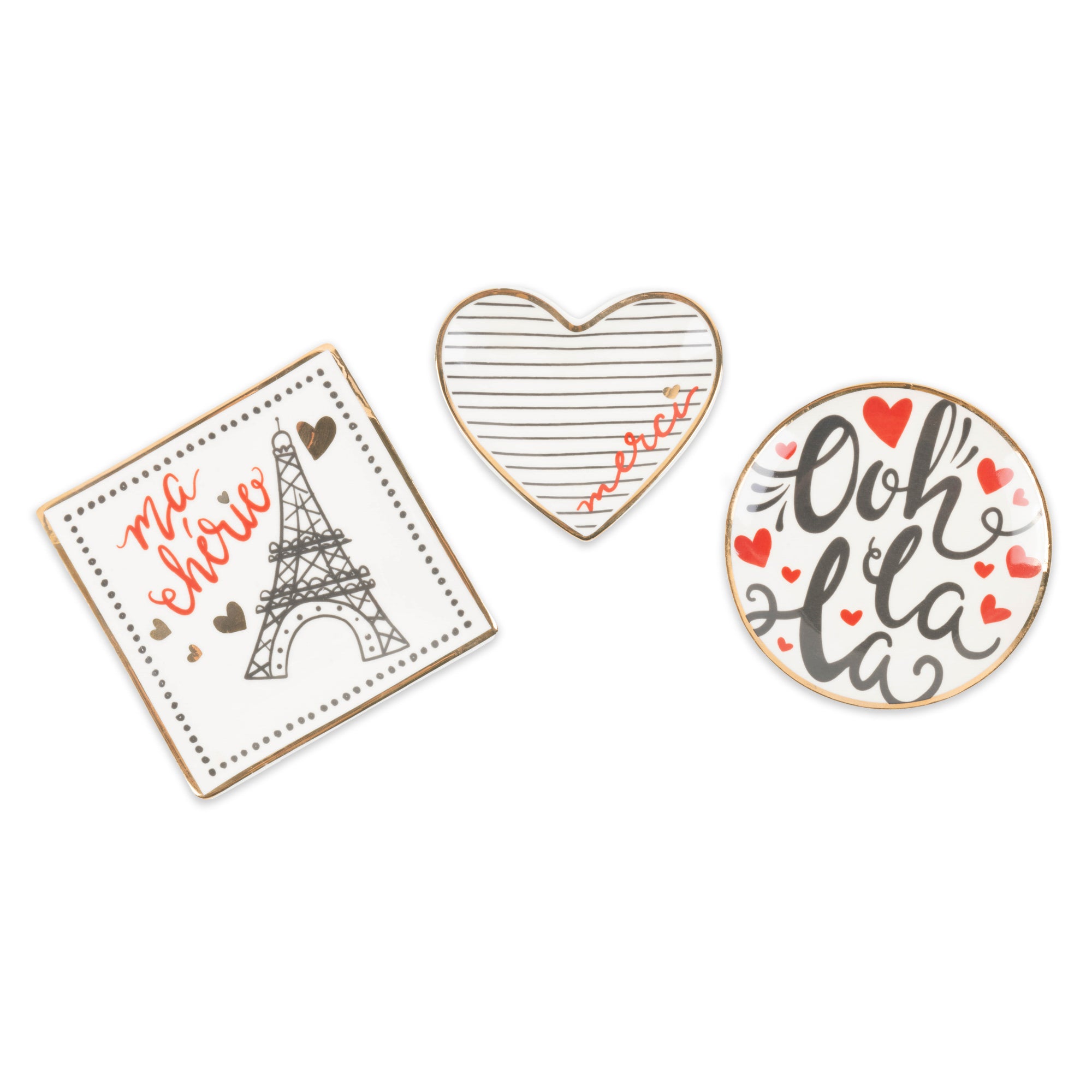 Dii I Love Paris Catchall (Set Of 3)