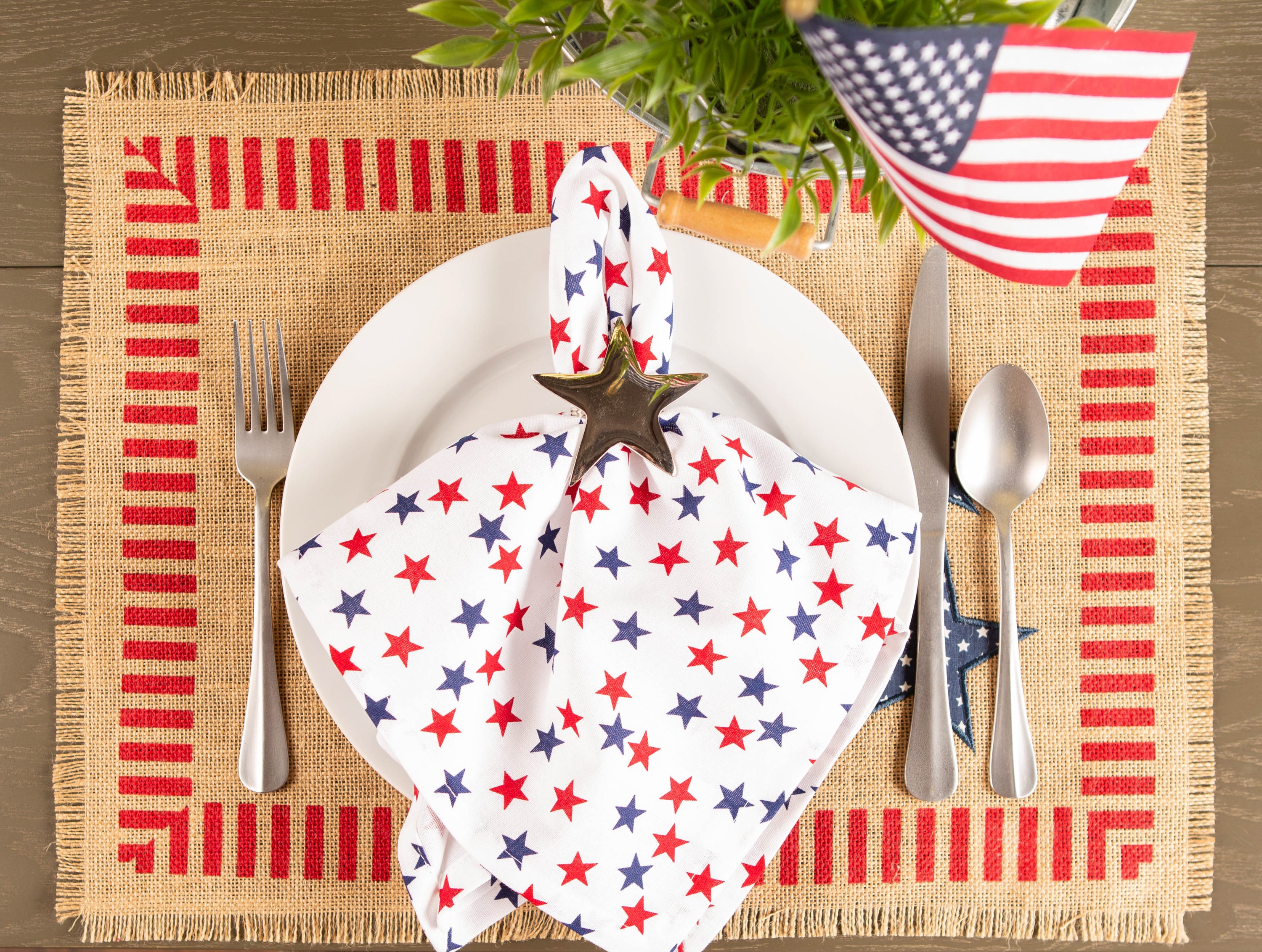 DII Americana Stars Napkin (Set of 6)