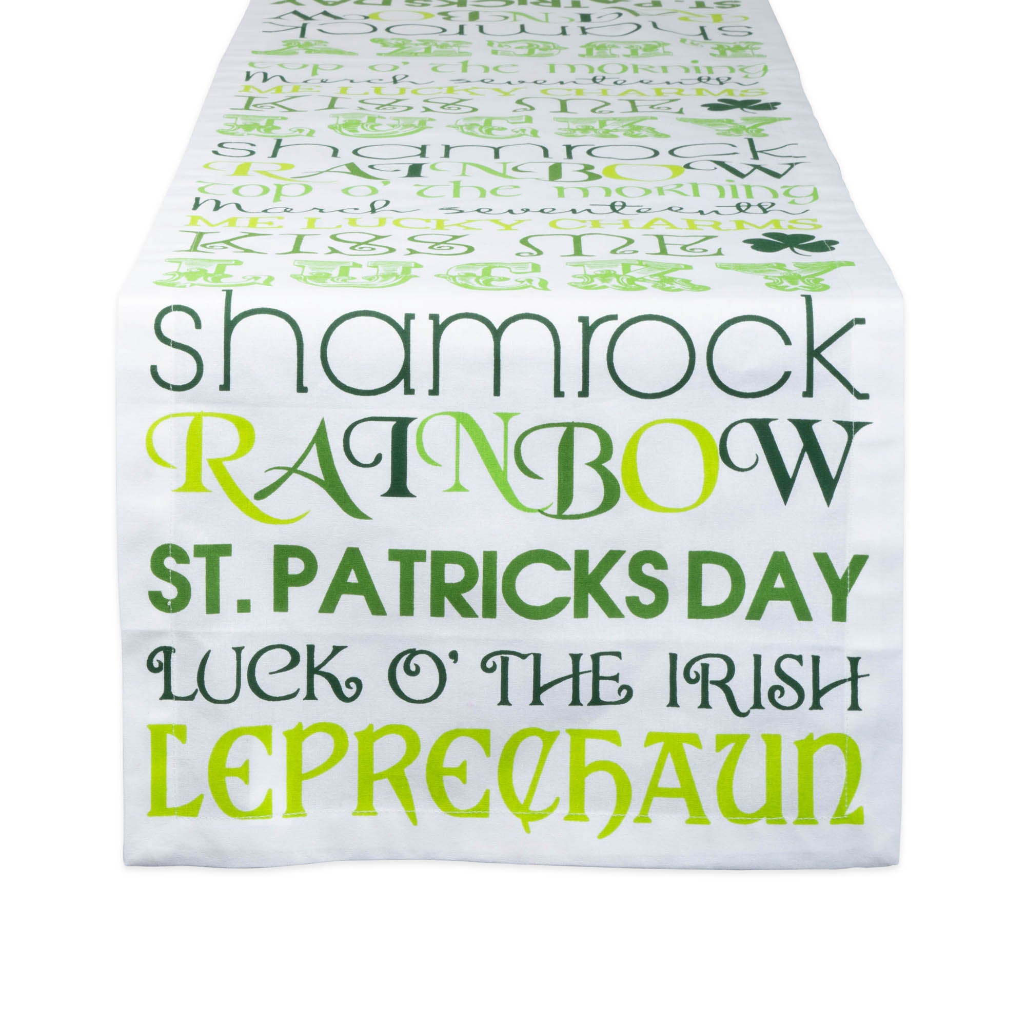 Dii St Patricks Day Print Table Runner 14X72