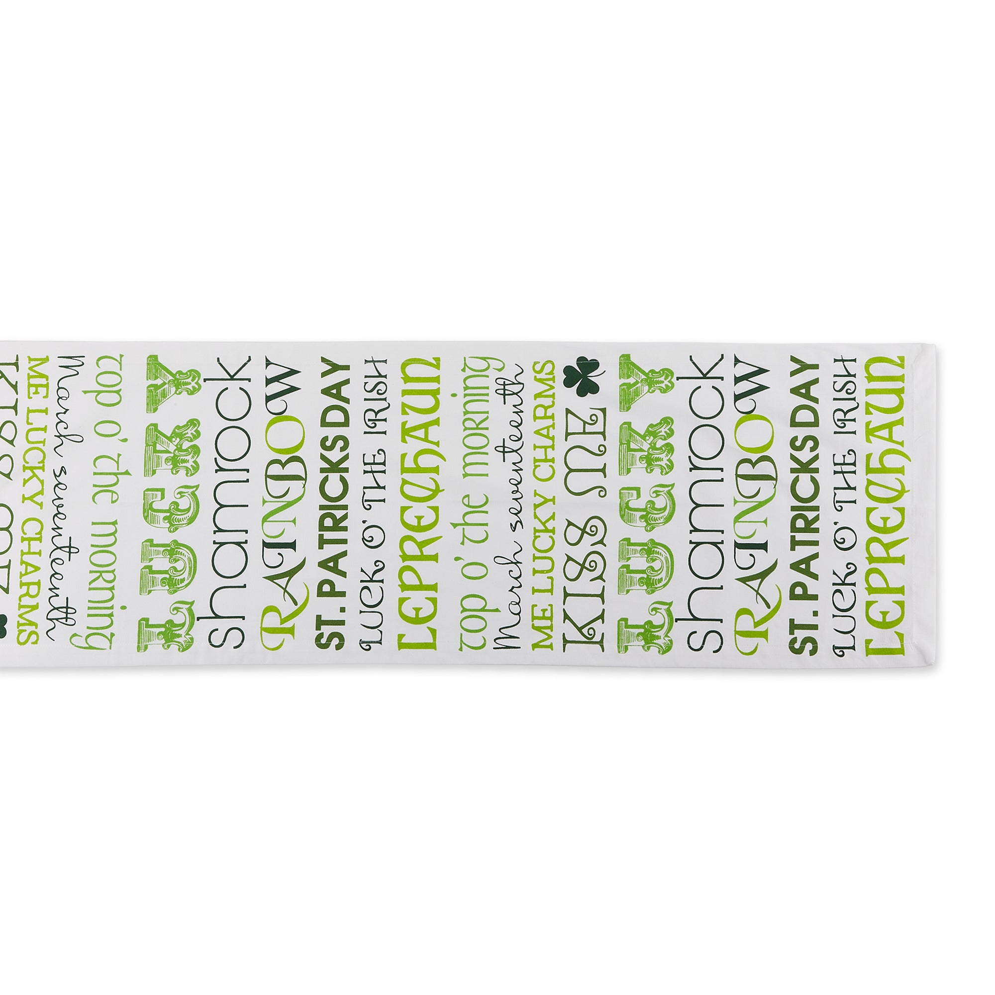 DII St Patricks Day Print Table Runner 14x72