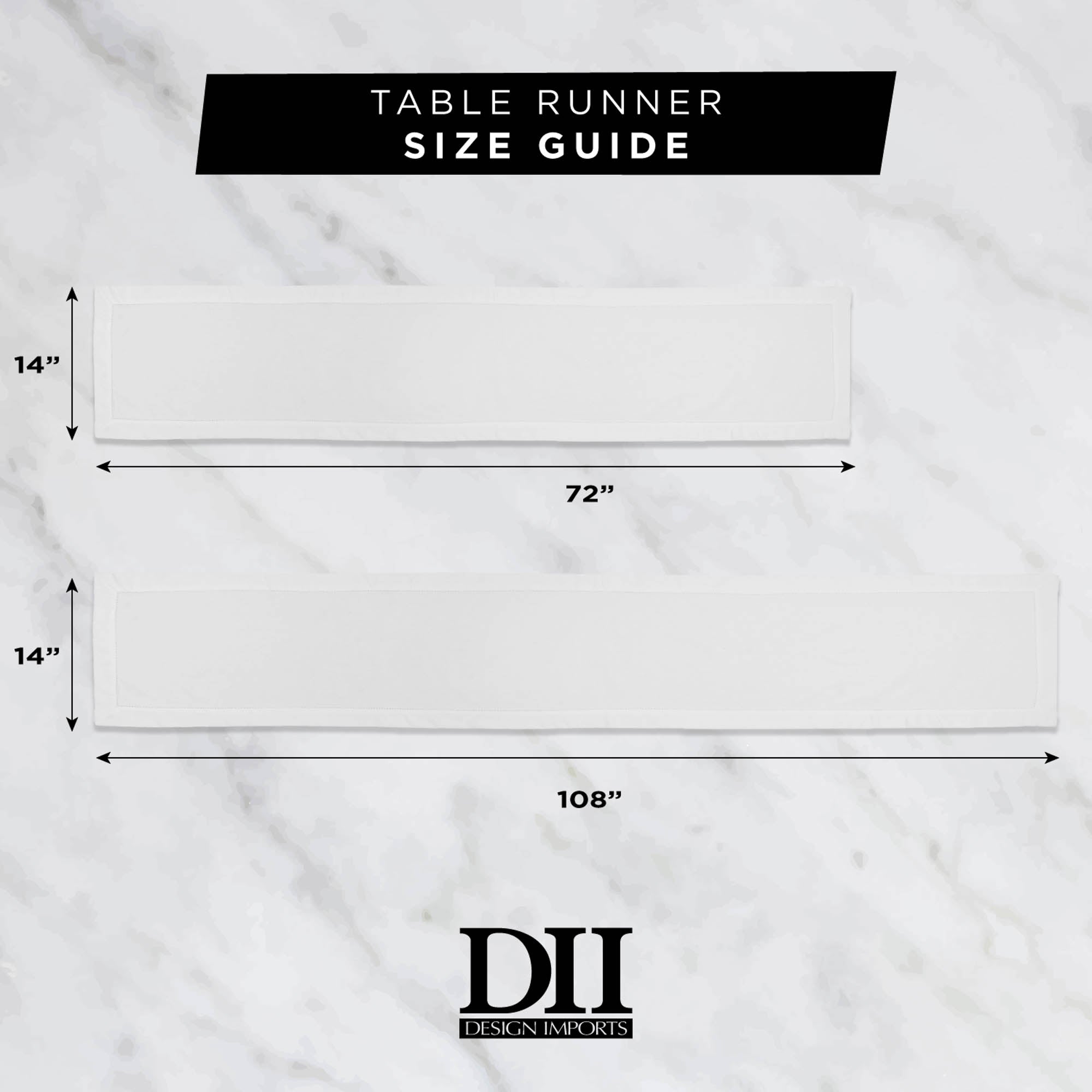 DII Seashore Stripe Fringed Table Runner